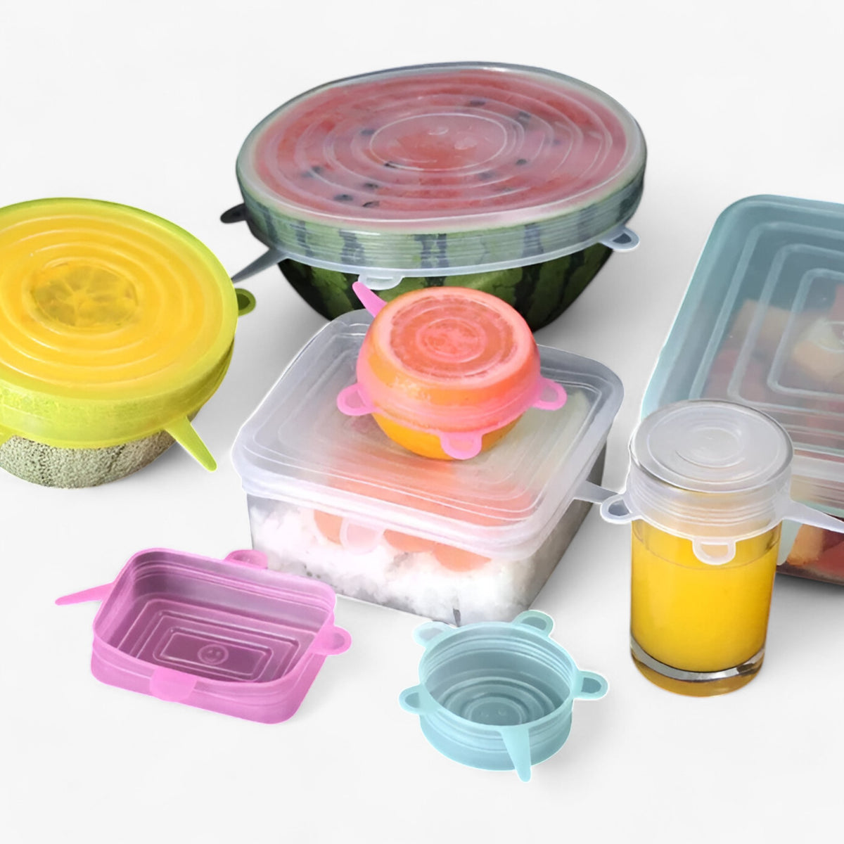 home & garden : 12 stuks Silicone Covers | Duurzame, herbruikbare voedselhoezen in van Pantinoshop