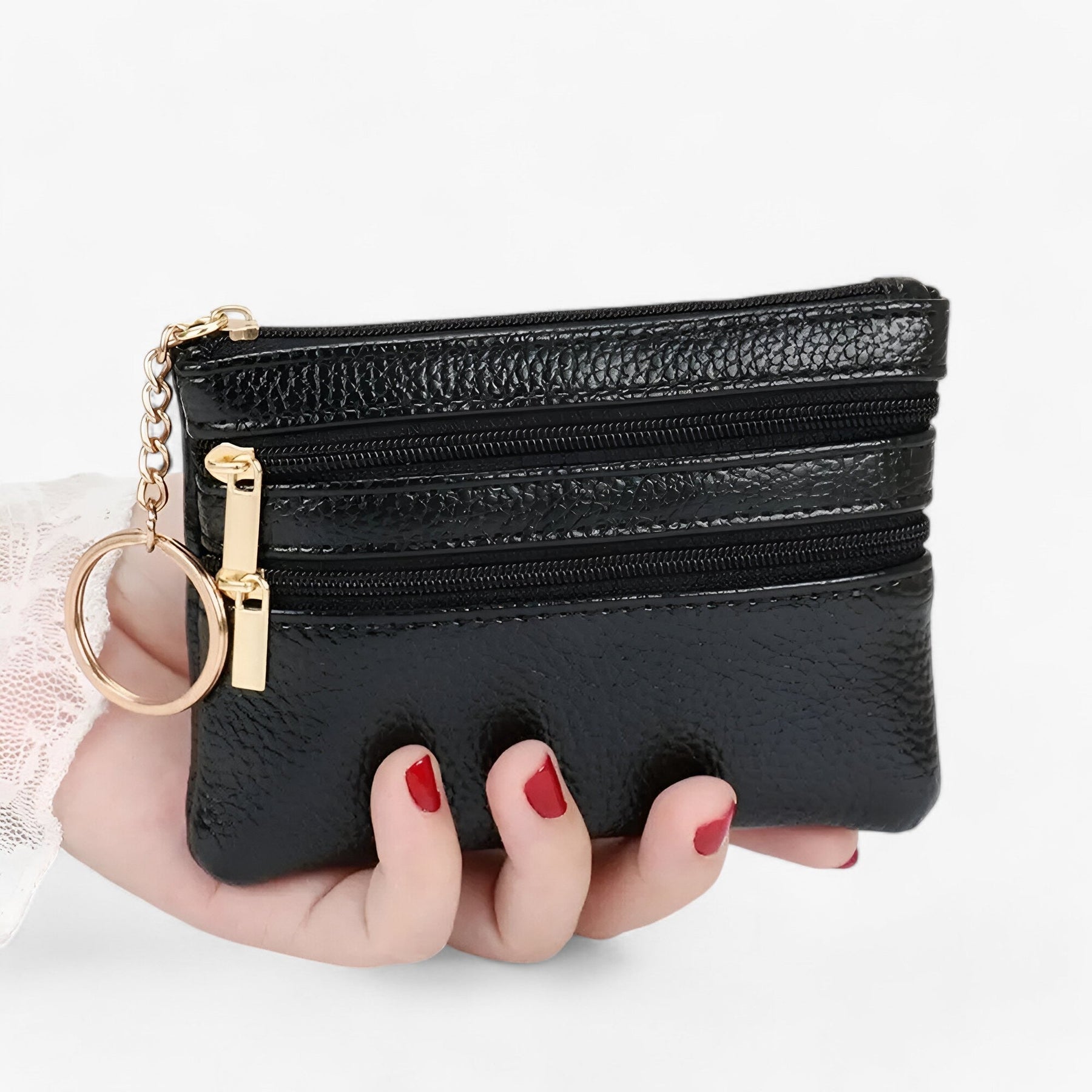 bags : Ghie| Schoudertas voor vrouwen – Compakt en elegant met drie ritsen in van Pantino
