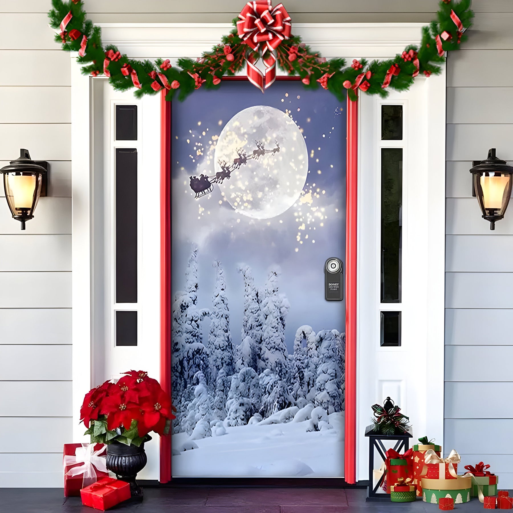 home & garden : HolidayCheer | Kerst Achtergrondbanner van Polyester - Creëer een Feestelijke Sfeer voor Uw Decoraties in Stijl-7 van Pantinoshop