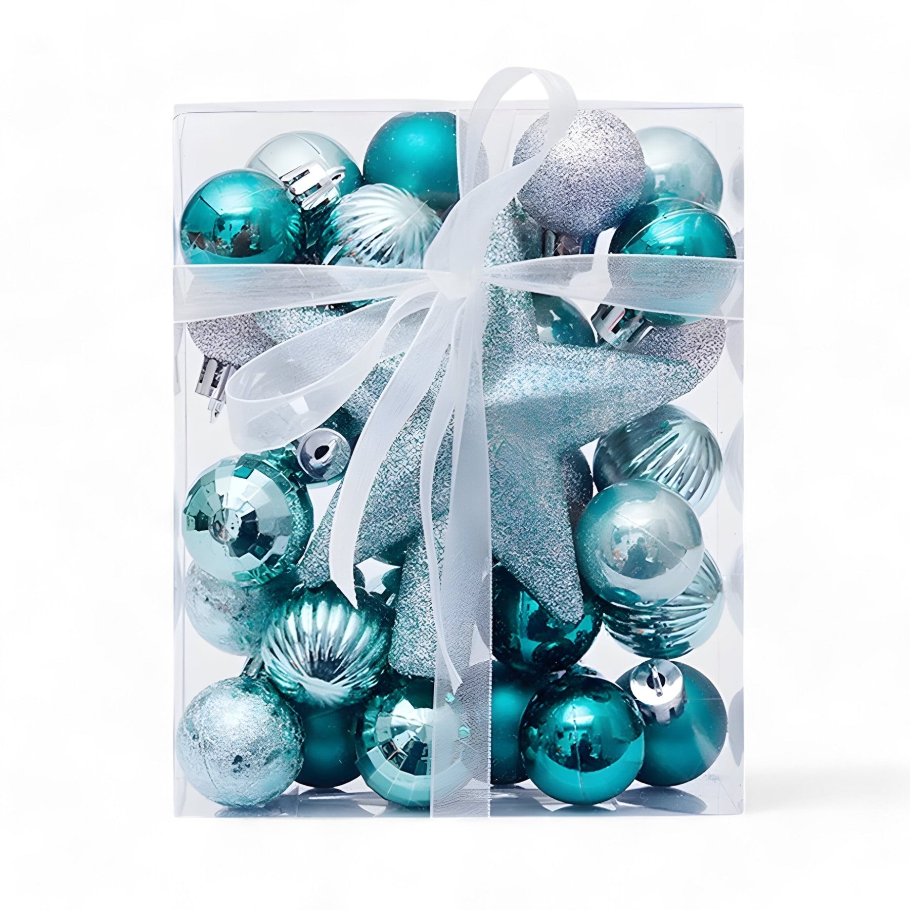 home & garden : Sophia's Deco | Set van 30 Kerstversieringen - Transformeer Uw Boom met Feestelijke Elegantie in Tiffany van Pantinoshop