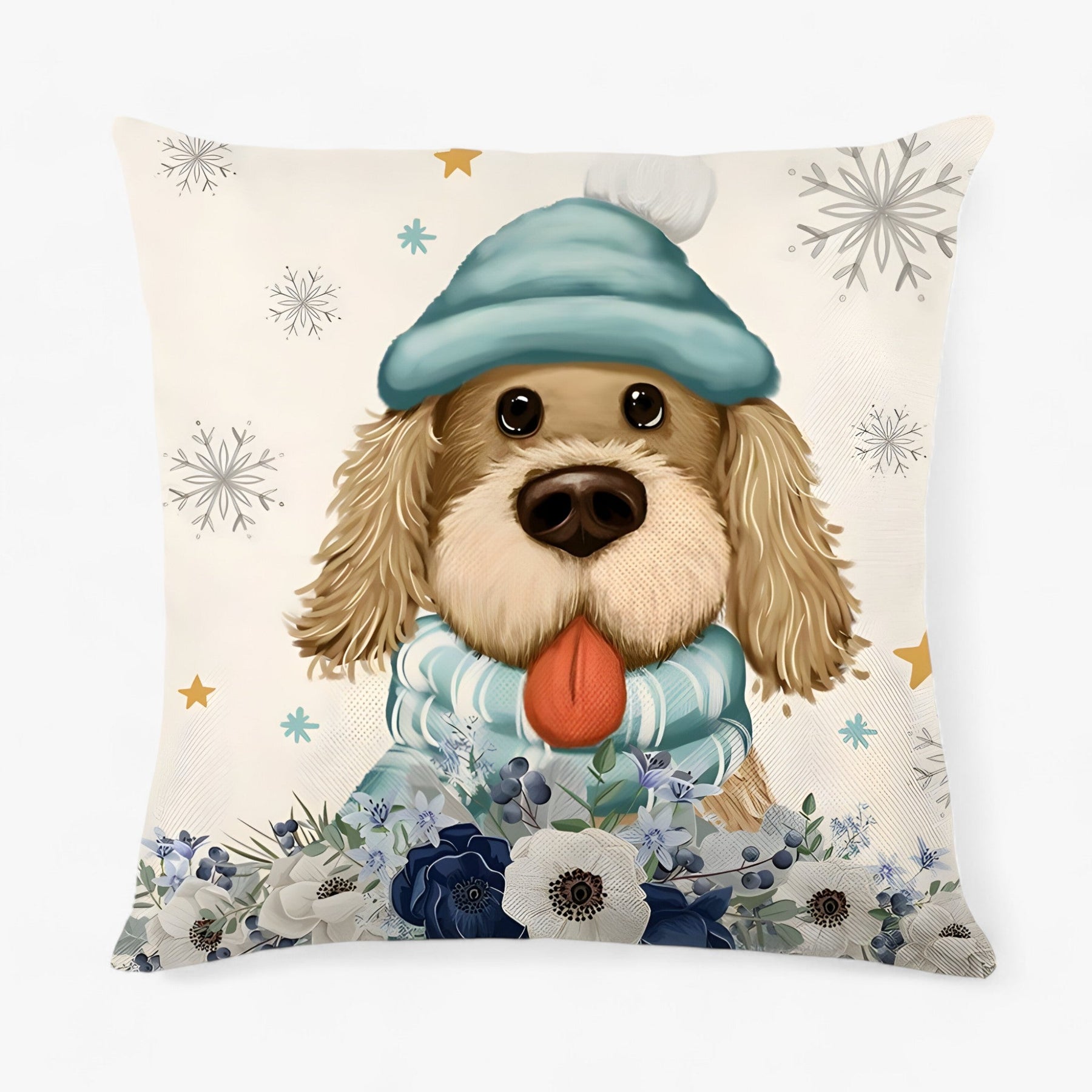 home & garden : Frosty | Housse de Coussin en Lin de Noël - Décor Festif et Confortable pour la Maison in 23 van Pantinoshop