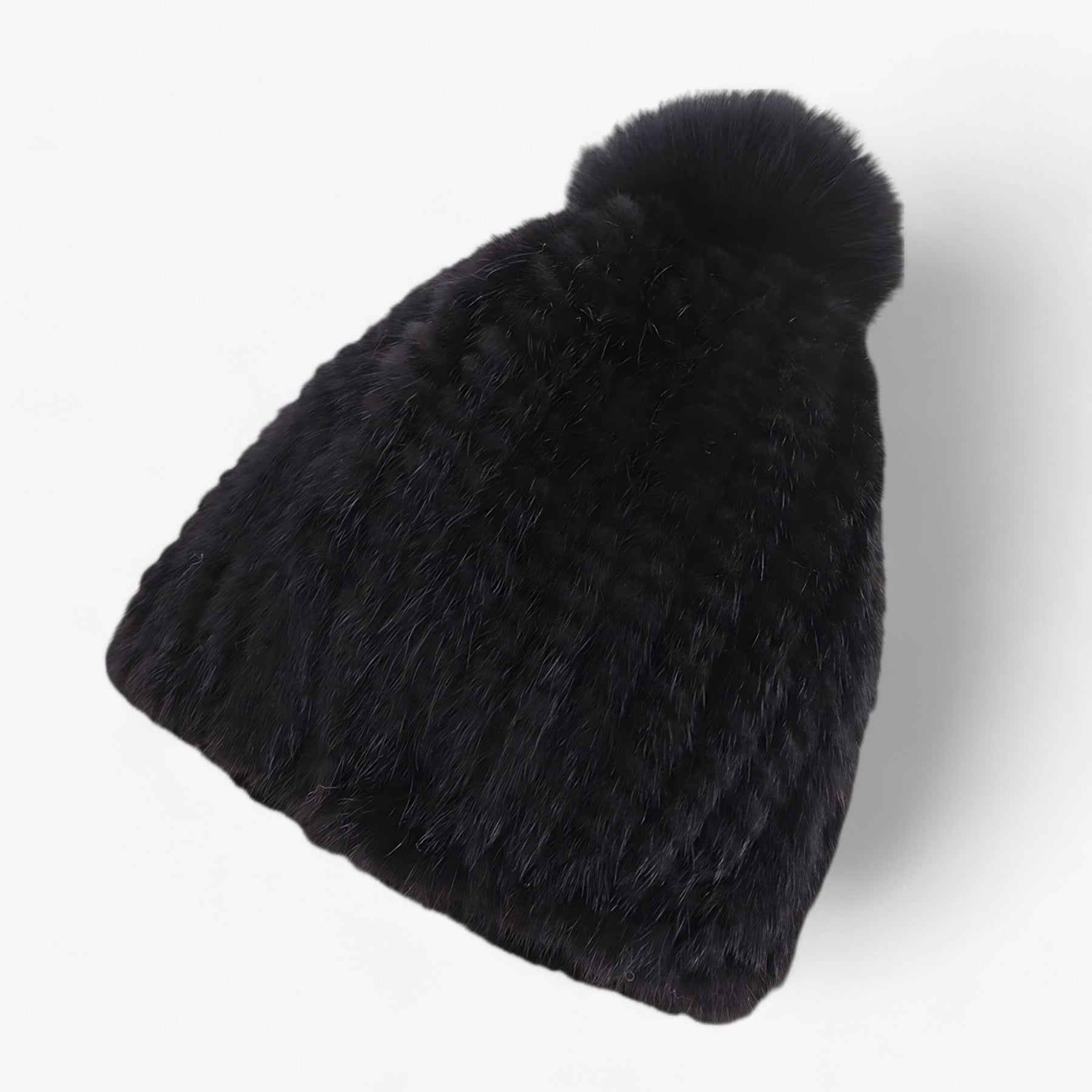 men's fashion : Camille | Luxe Marterbont Hoed - Winterse Warmte & Elegantie in Zwart Één maat van Pantinoshop