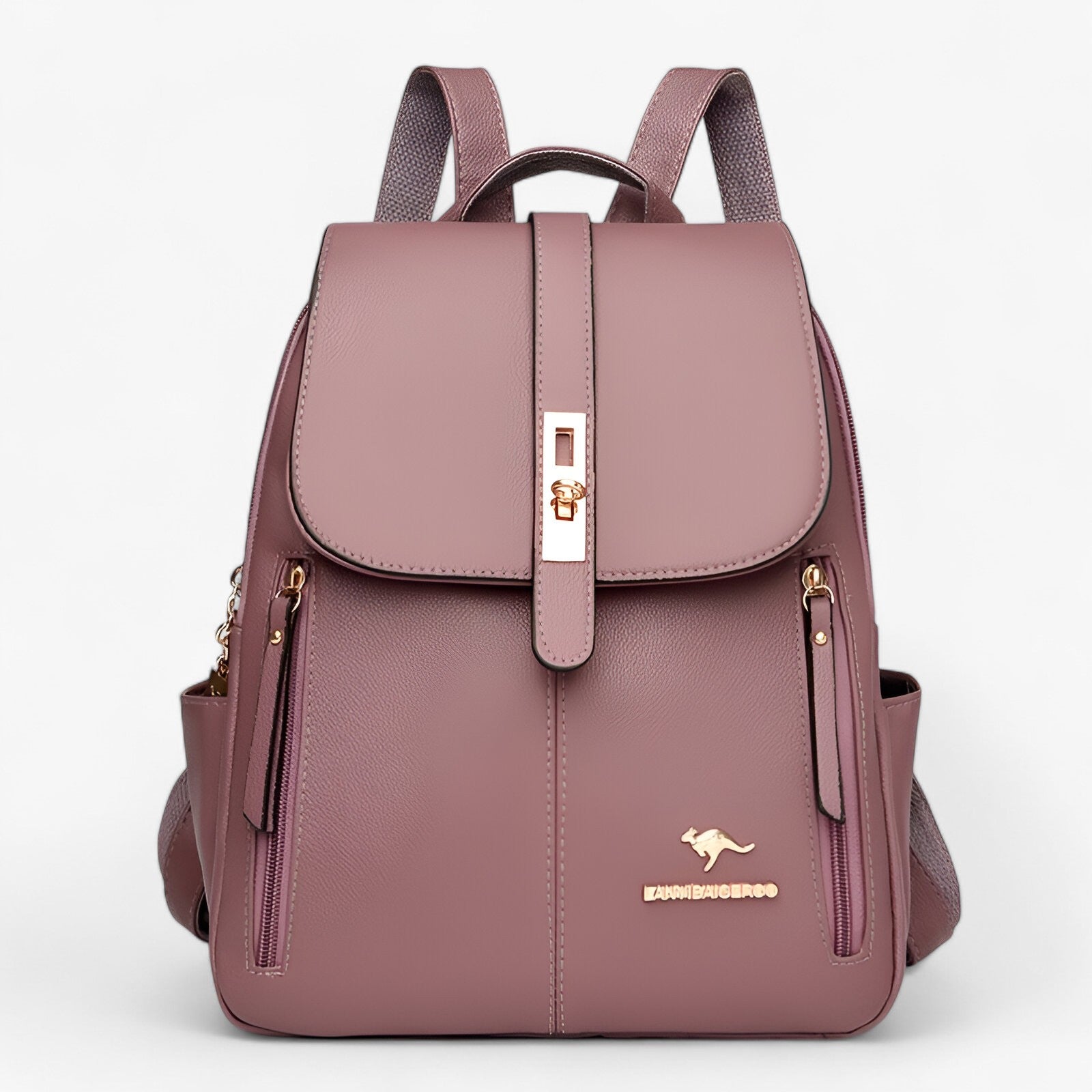 Dana | Stijlvolle leren rugzak voor vrouwen - Perfect voor het dagelijks leven en reizen- €25 : Dana | Stijlvolle leren rugzak voor vrouwen - Perfect voor het dagelijks leven en reizen in violette kleur van Pantinoshop
