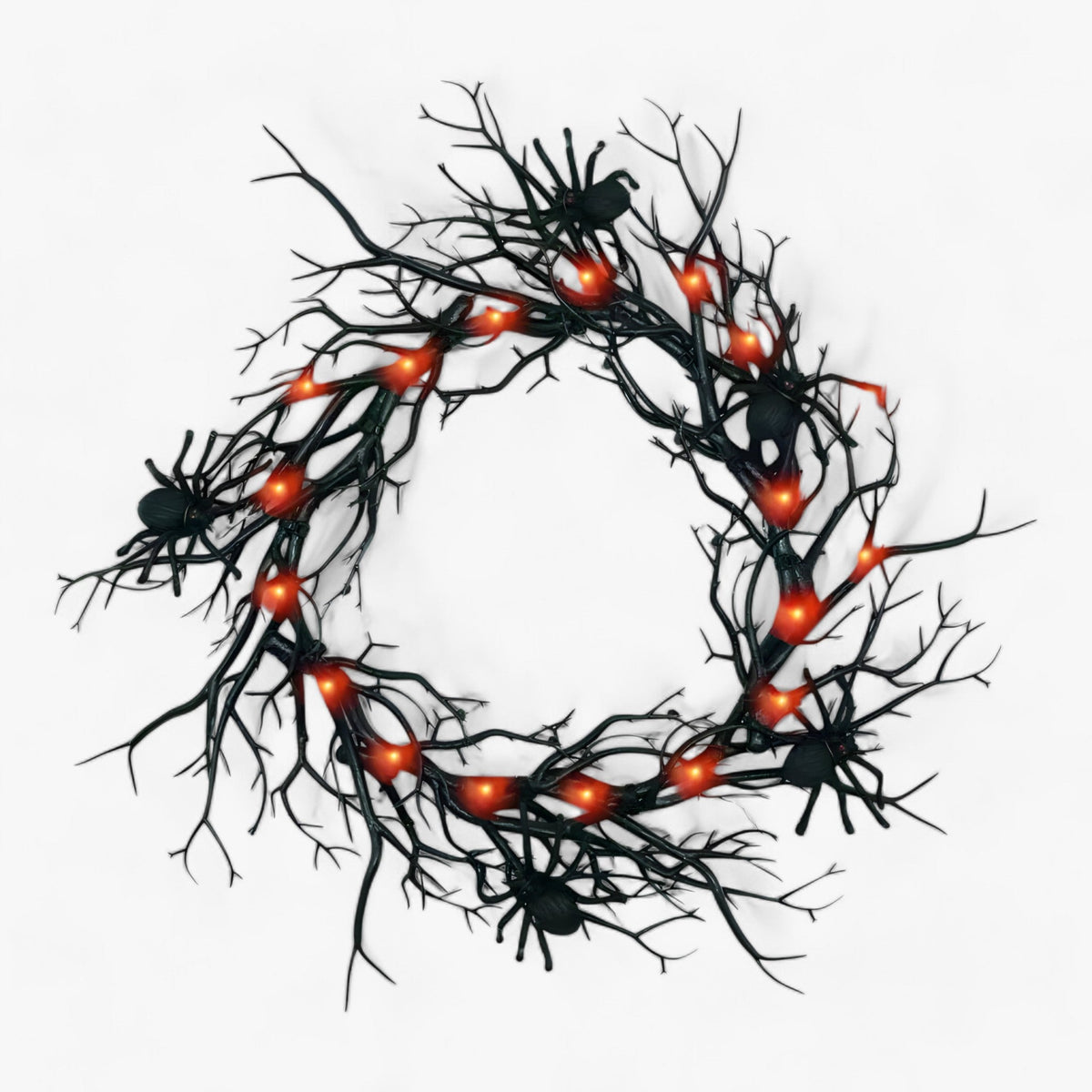 home & garden : Buna | Halloween Fleermuis en Spin Decoratie - Angstaanjagende LED voor Deuren en Ramen in Rode vleermuis van Pantinoshop