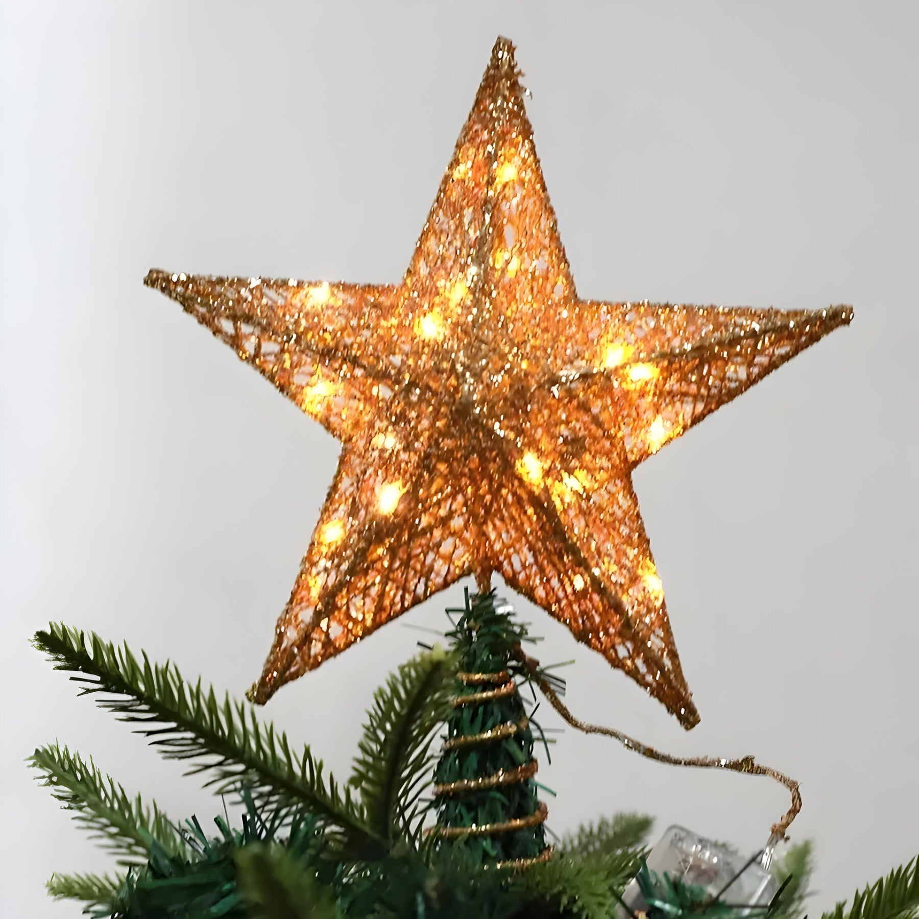 home & garden : Sterrenachtige Elegant | Bovenste Ster Ornamenten Kerstlicht - Verlicht uw Eindejaarsfeest in van Pantinoshop