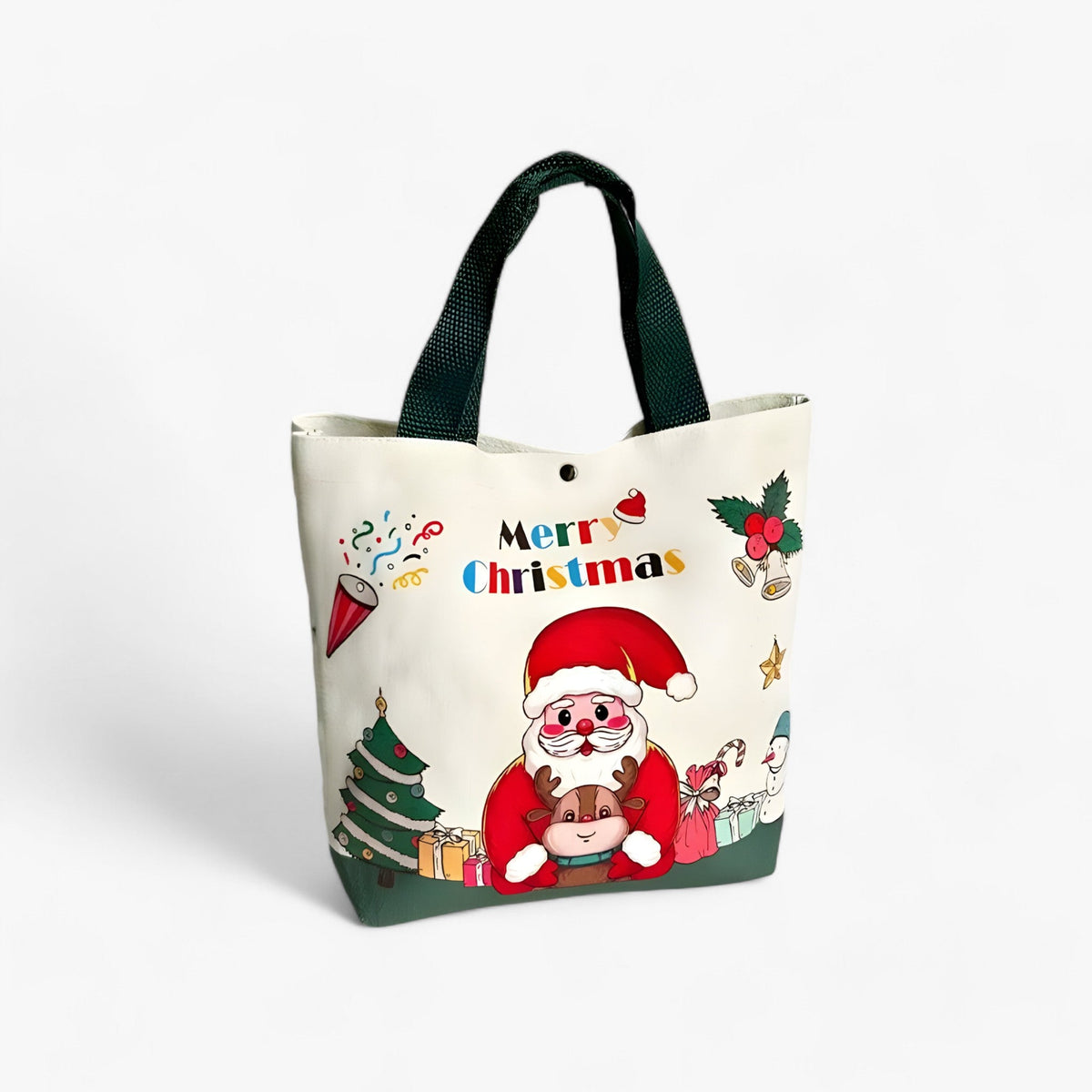 bags : Saci | Father Christmas Cartoon Geschenktas - Ideaal feestelijk geschenk in B 26x22x8cm van Pantino