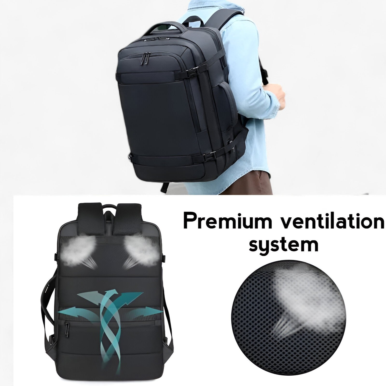 bags : Finn | Reisrugzak met USB in van Pantinoshop