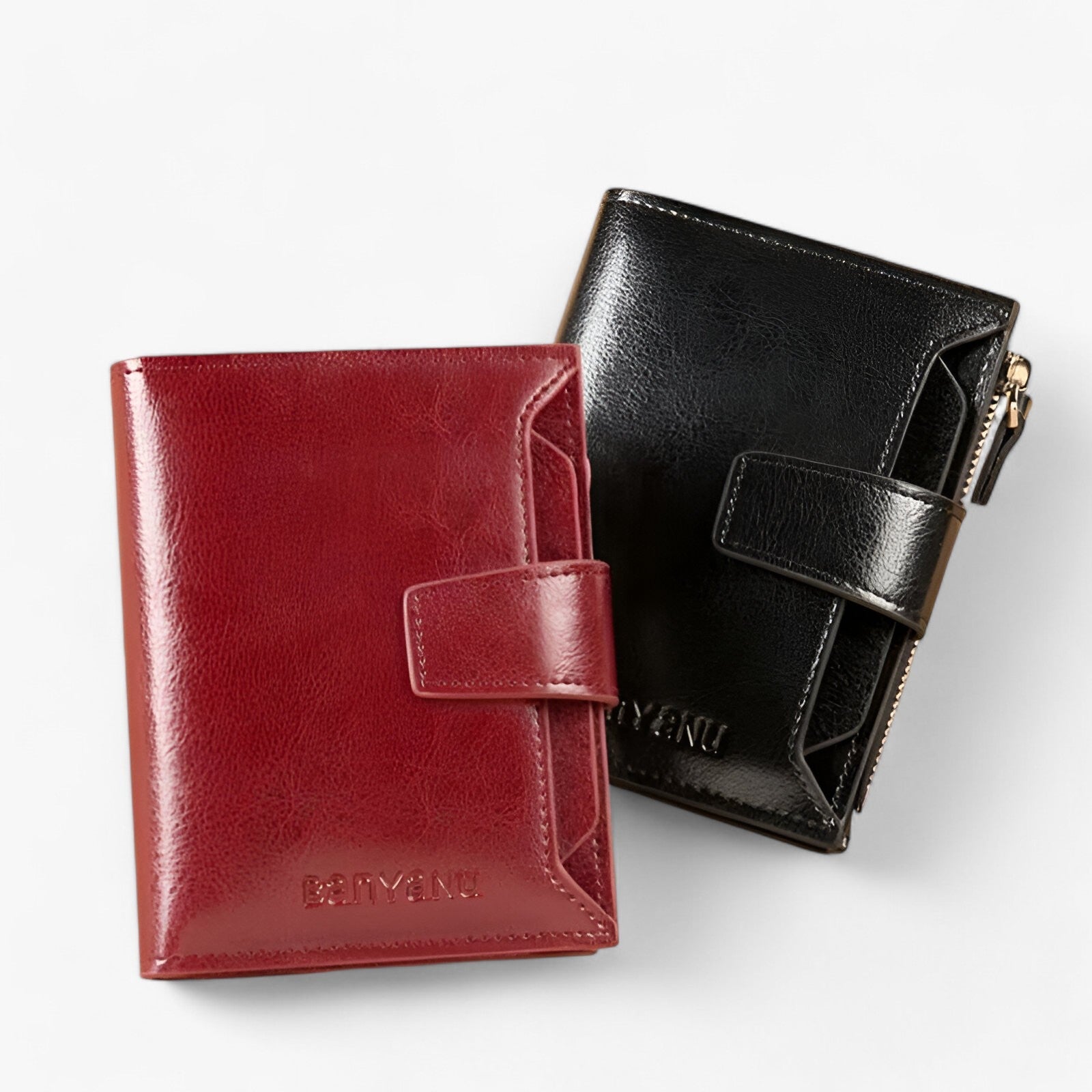 bags : Heidi| Lederen portemonnee voor dames RFID in van Pantino