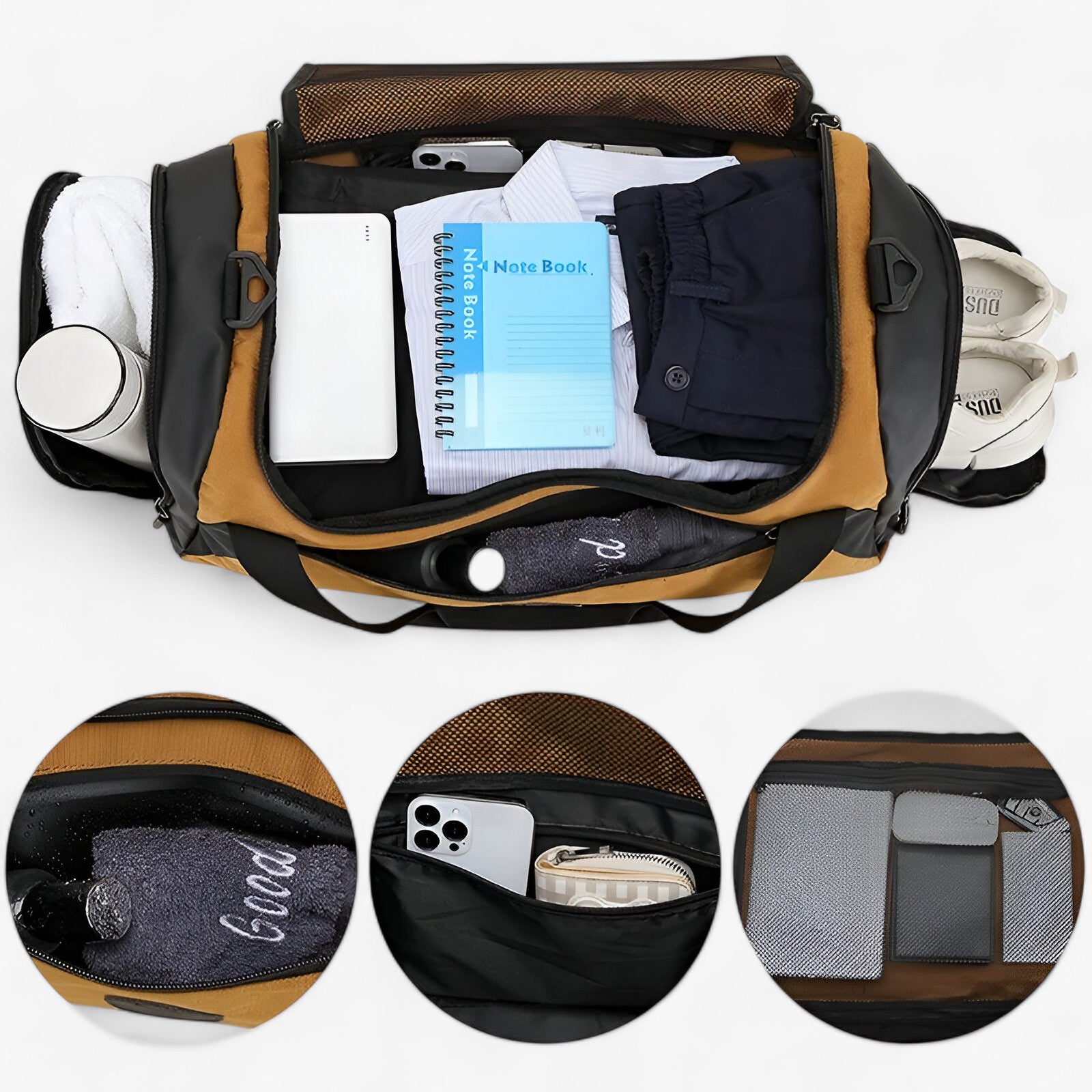 Lance | Multifunctionele Gymtas met Scheidingsvakken - €25 : Lance | Multifunctionele Gymtas met Scheidingsvakken in van Pantinoshop