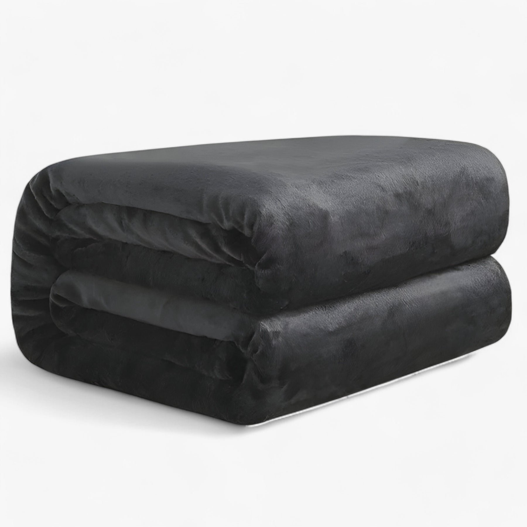 home & garden : Mila | Zachte Fleece Deken - Warmte en Stijl voor Winteravonden in Zwart van Pantinoshop