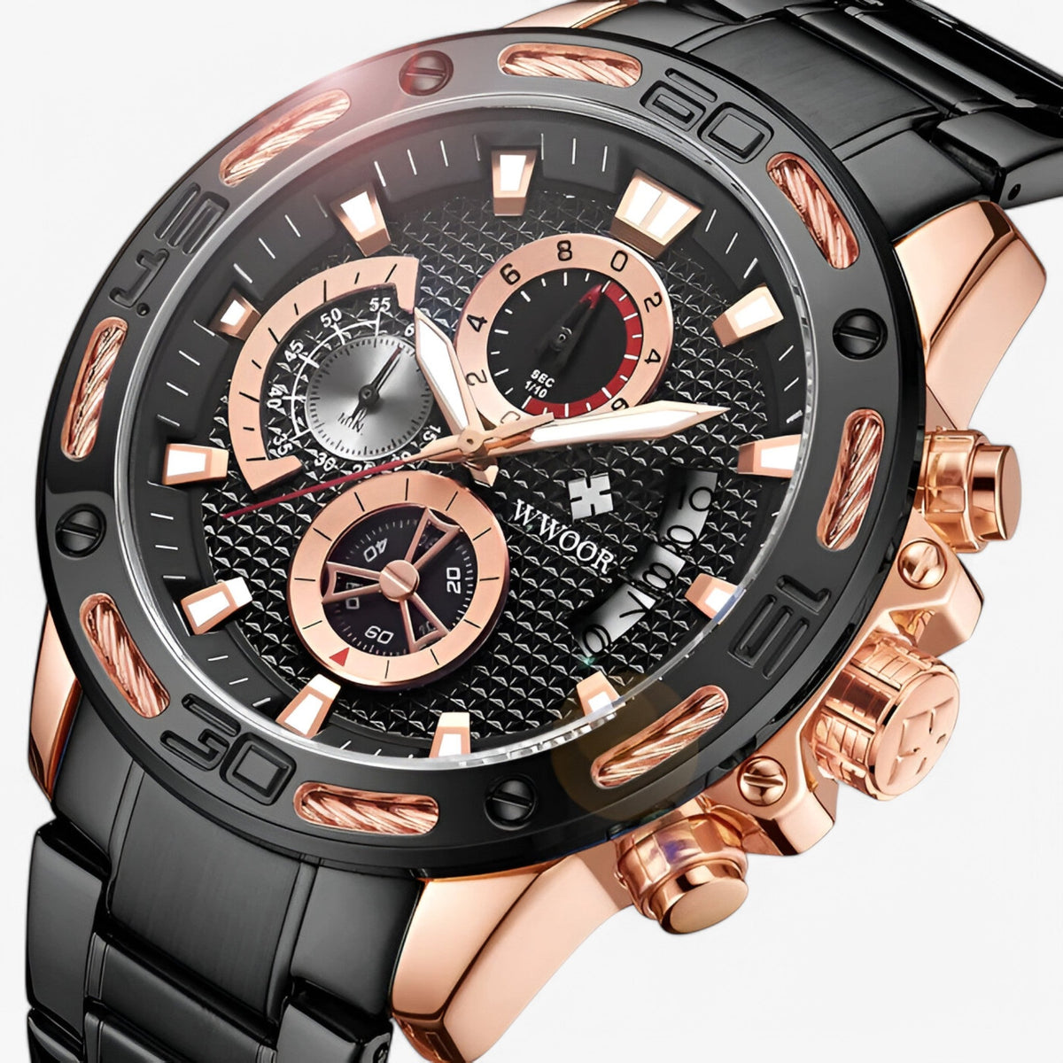 watches : Linus | Luxe Chronograafhorloge van Roestvrij Staal in van Pantinoshop