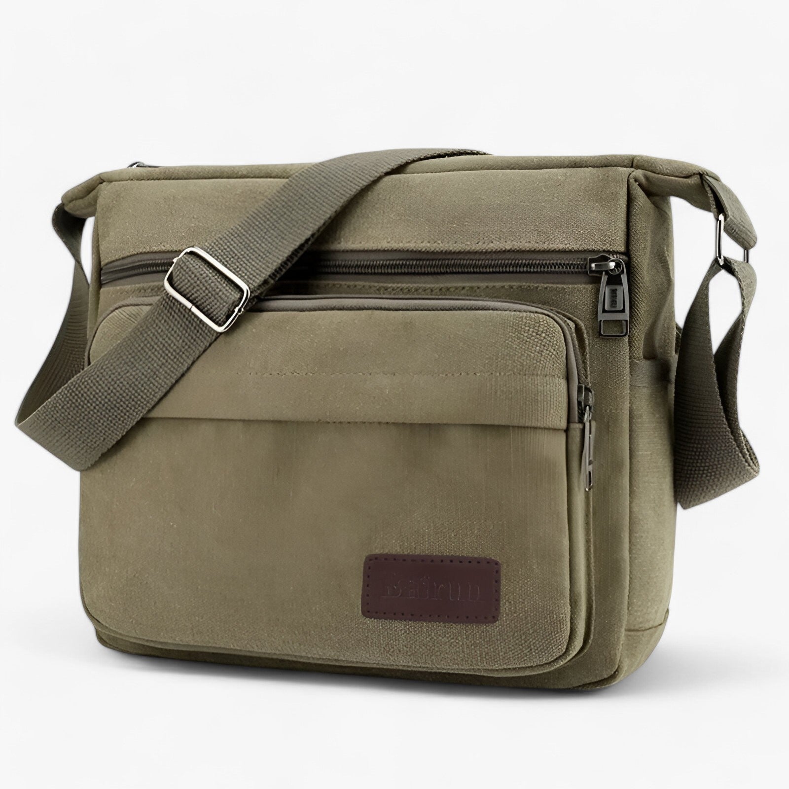 bags : Max | Multifunctionele Canvas Schoudertas voor Mannen in Groen van Pantinoshop