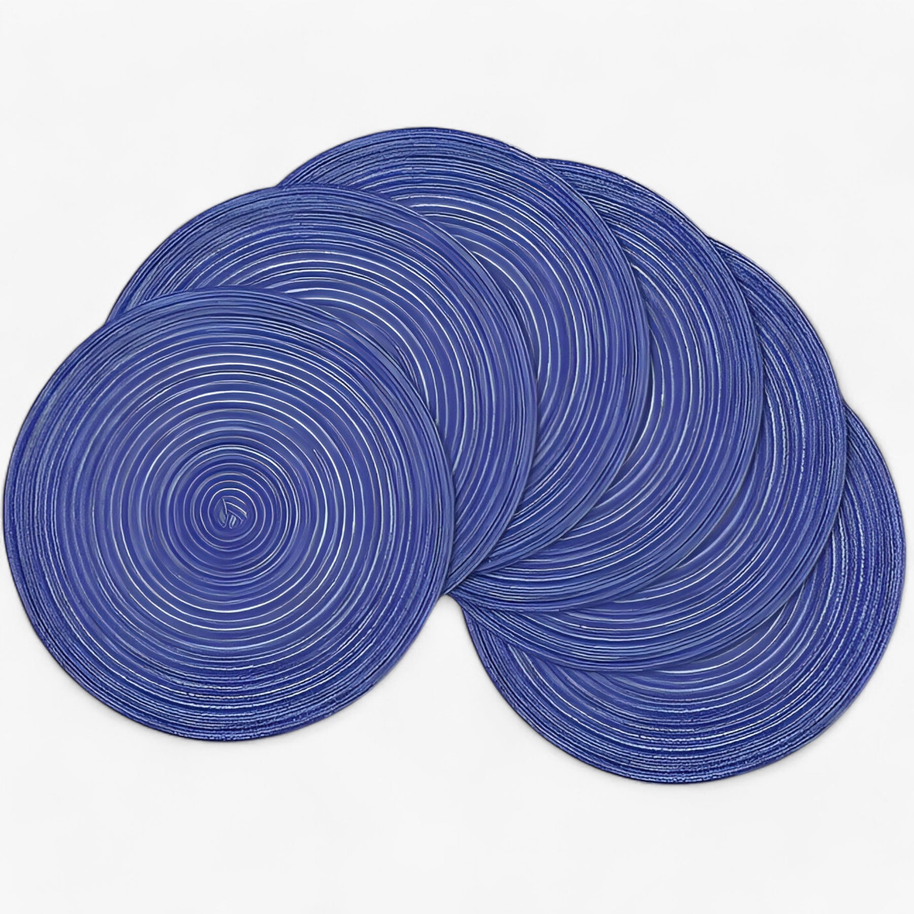 home & garden : Gevlochten placemats | Duurzaam en stijlvol in Blauw 36cm van Pantinoshop