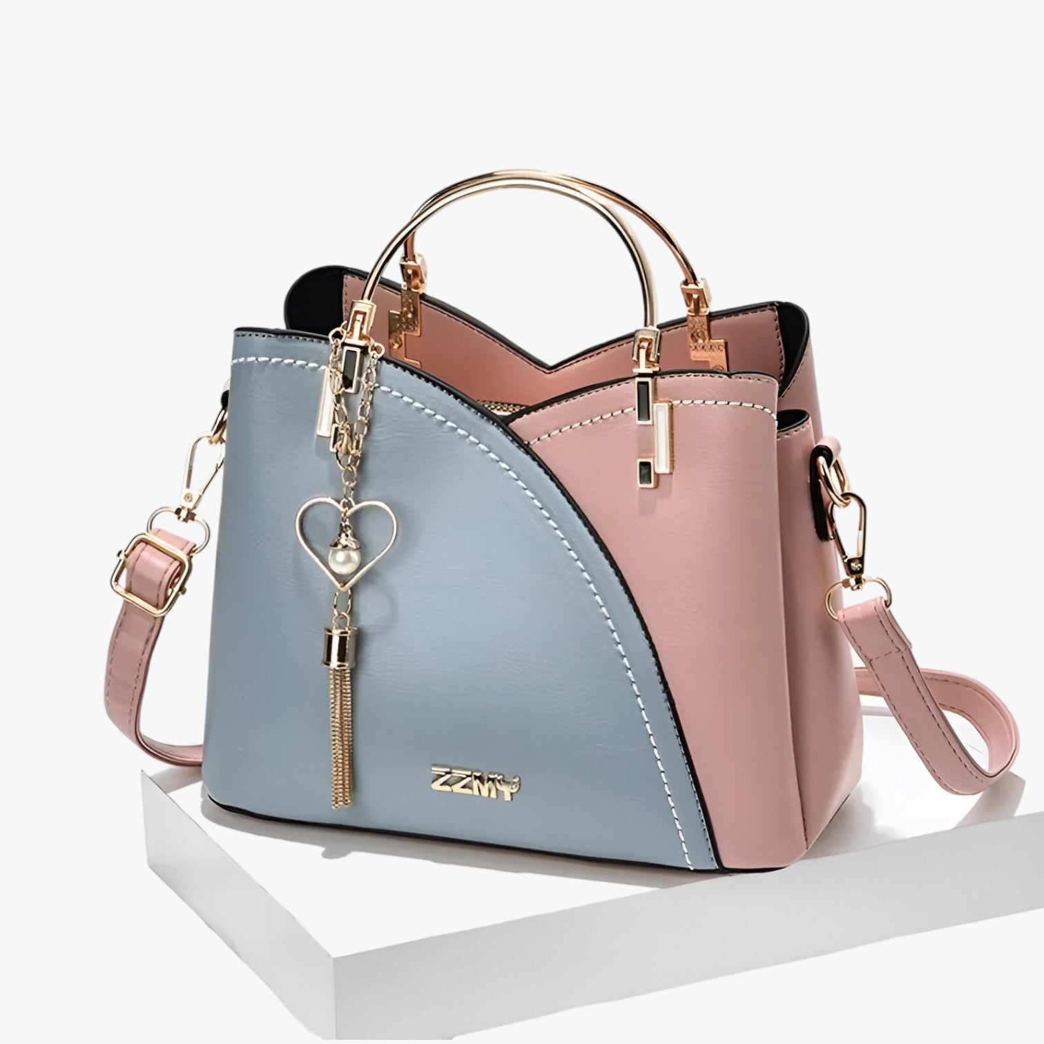 Loisa | Elegante en veelzijdige leren crossbodytas voor vrouwen in trendy kleuren - €25 : Loisa | Elegante en veelzijdige leren crossbodytas voor vrouwen in trendy kleuren in Hemelsblauw van Pantinoshop