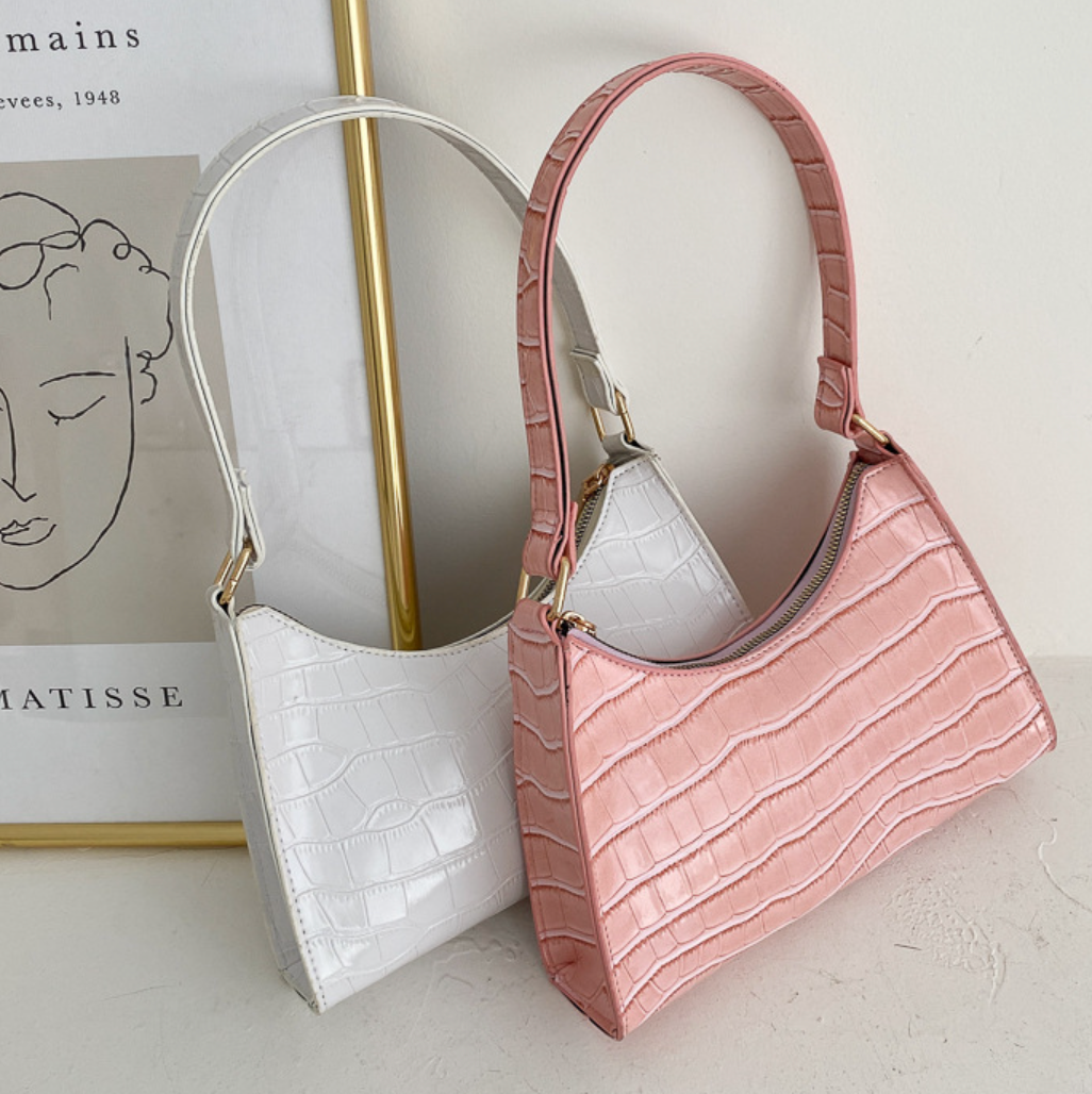 bags : Milou Luxe Leren Handtas in Wit van Pantino