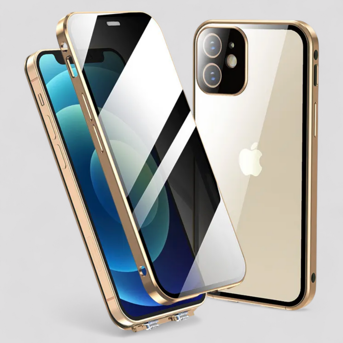 accessories : Privacy Telefoonhoesje in Goud van Pantino