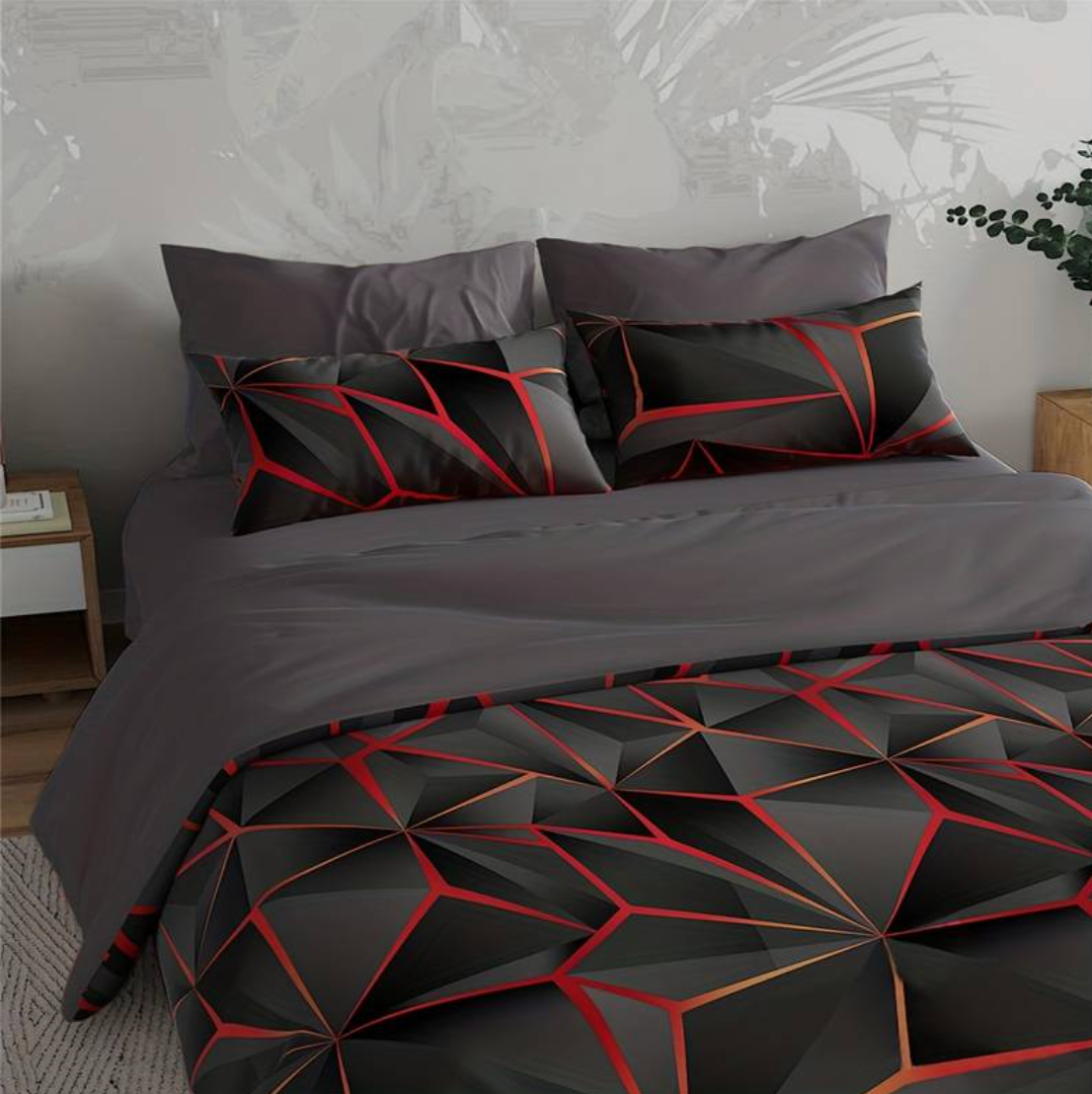 home & garden : The Hilton Duvet | 5-Sterren Hotel Dekbed in Rood van Pantino