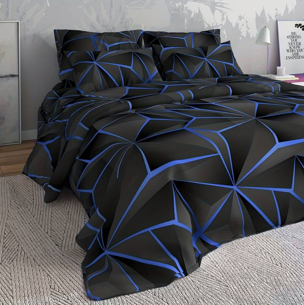 home & garden : The Hilton Duvet | 5-Sterren Hotel Dekbed in Blauw van Pantino