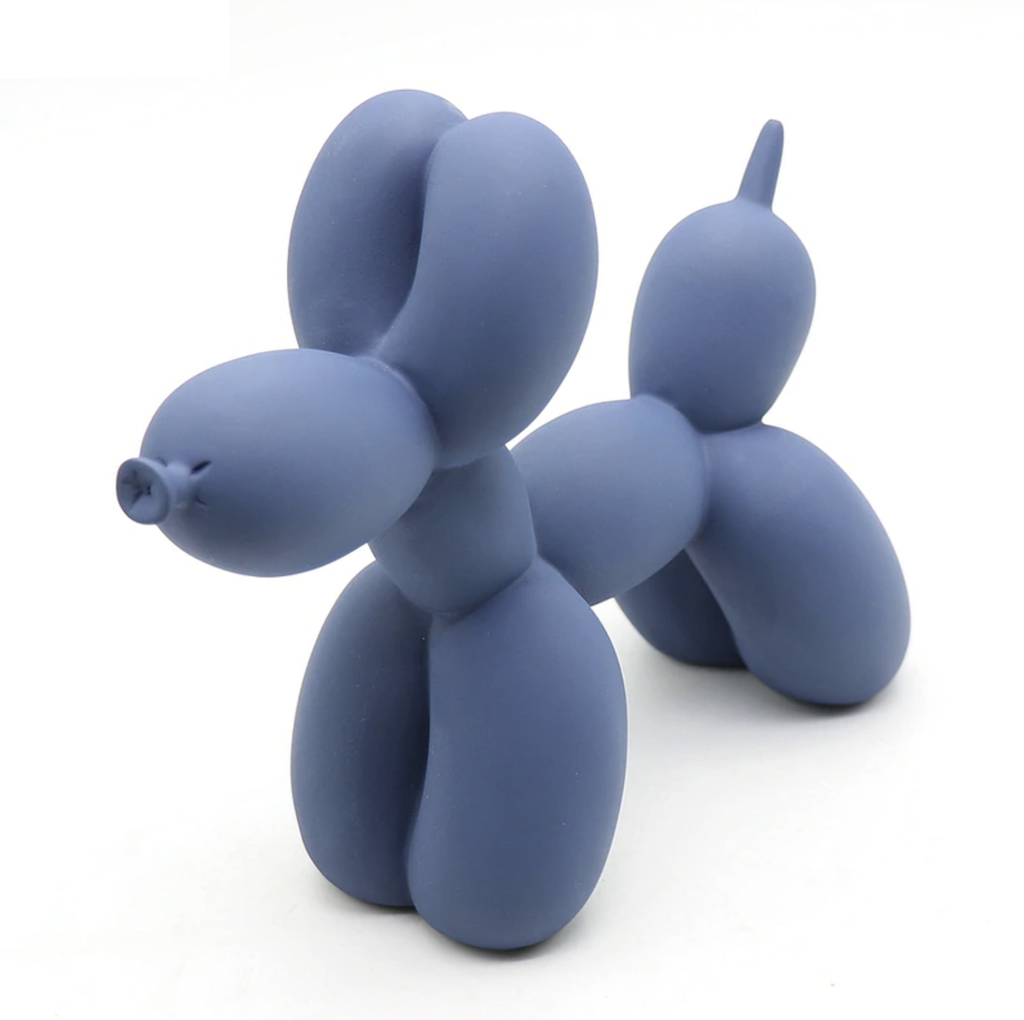 home & garden : Levendige Kleur Ballon Hondensculptuur in Blauw van Pantino