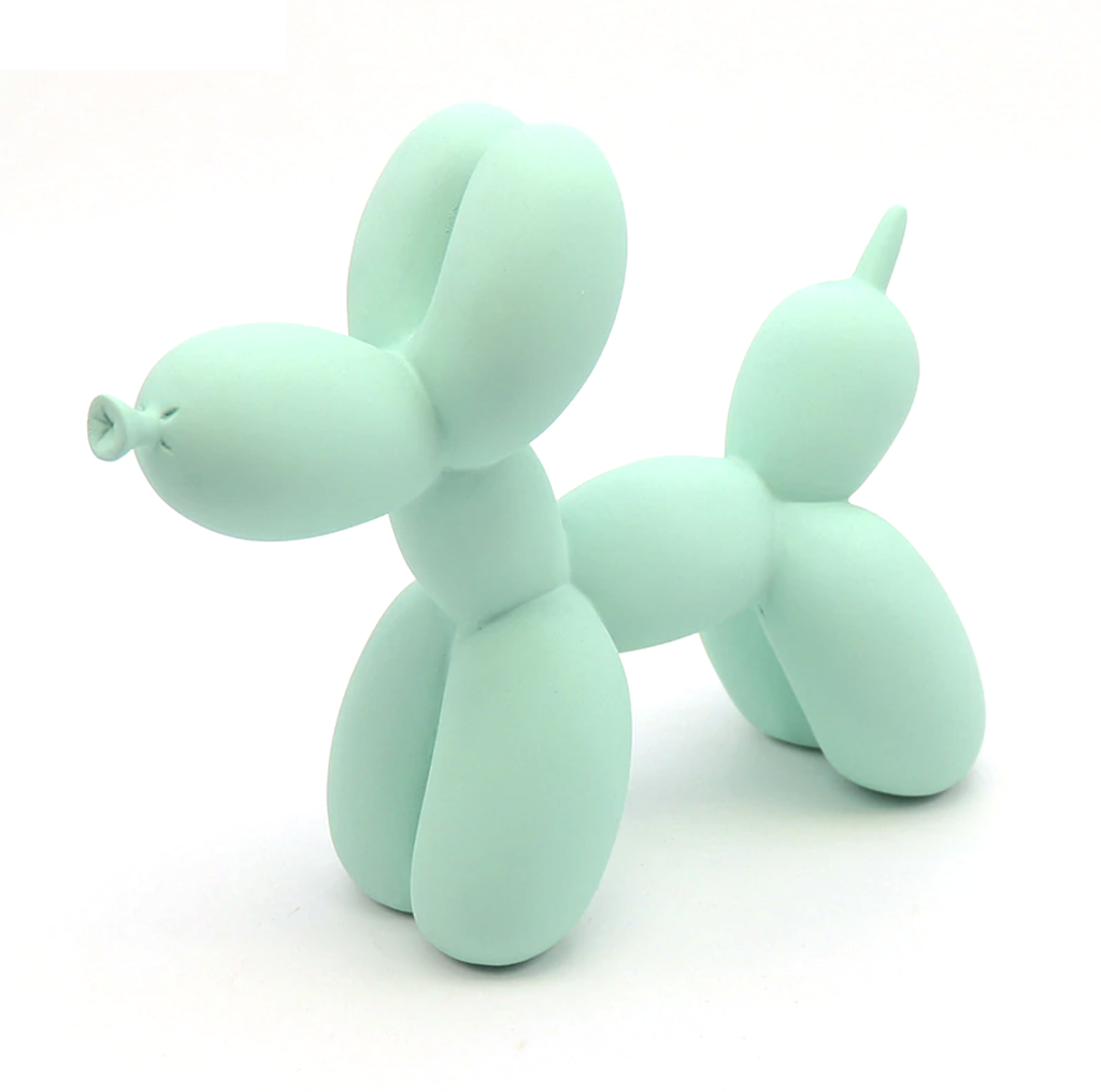 home & garden : Levendige Kleur Ballon Hondensculptuur in Mint van Pantino