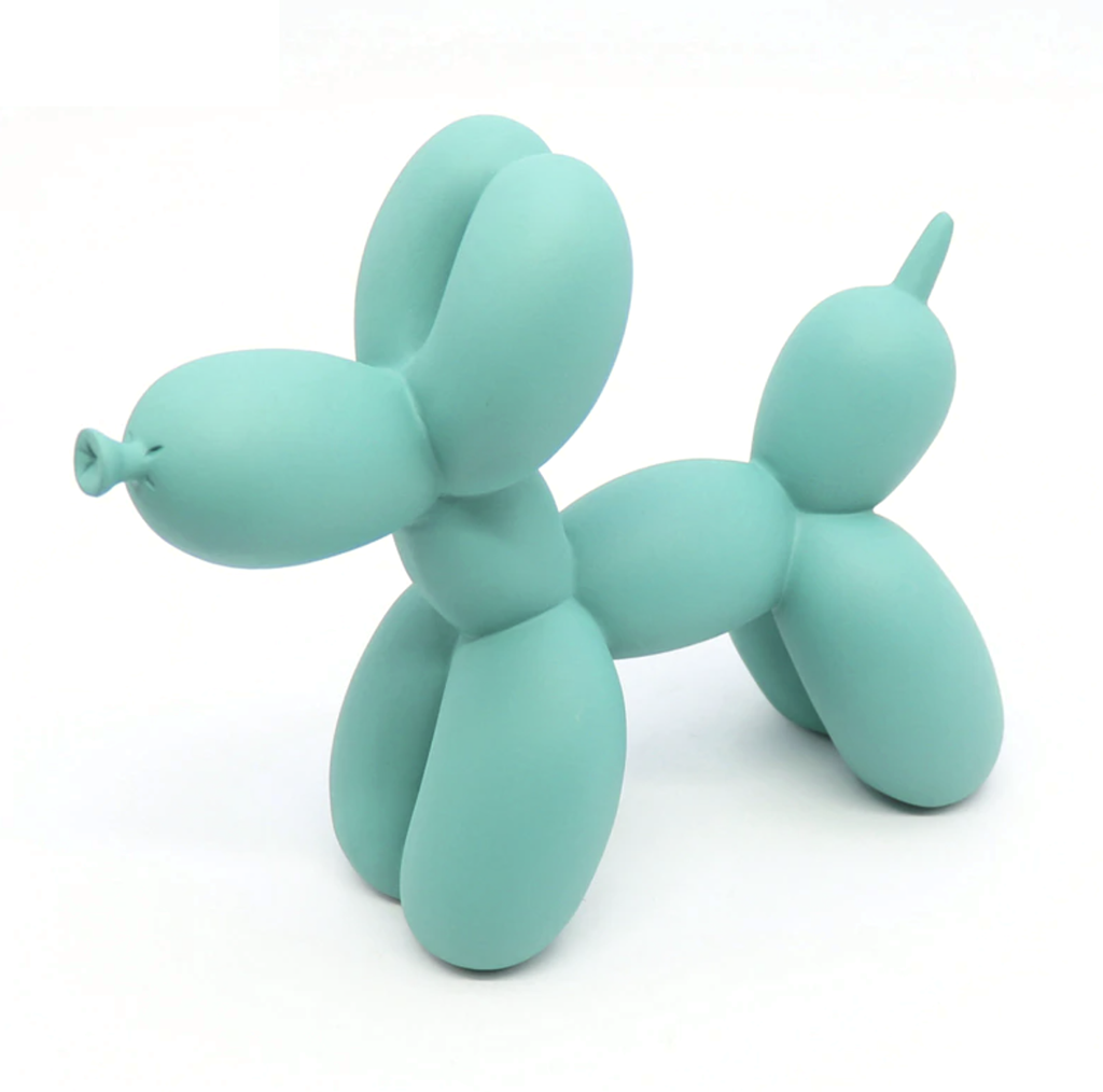 home & garden : Levendige Kleur Ballon Hondensculptuur in Jade van Pantino