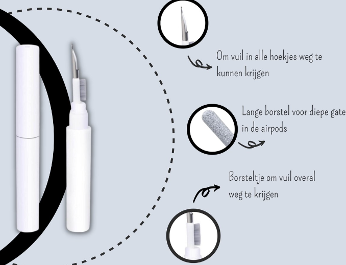 accessories : Cleaning Kit Oortjes | Geen vieze oortjes meer in van Pantino