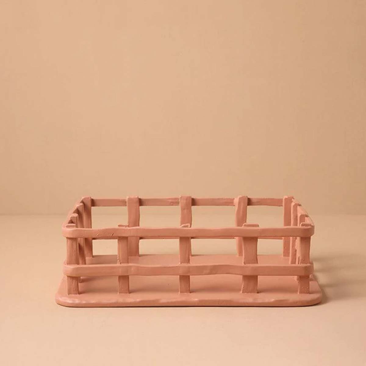 home & garden : Artistieke Resin Fruitschaal met Elegant Ontwerp in Terracotta van Pantinoshop