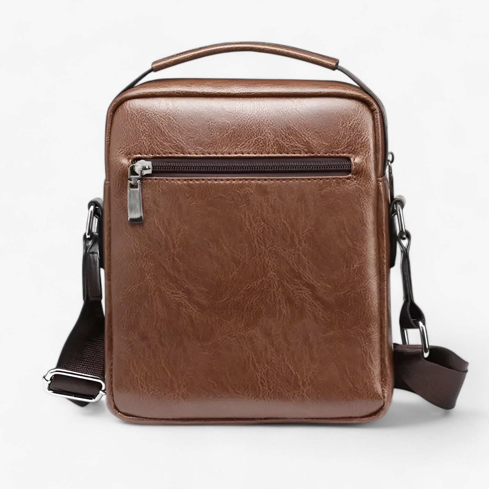 Liam | Vintage PU Leren Schoudertas - €25 : Liam | Vintage PU Leren Schoudertas in van Pantinoshop