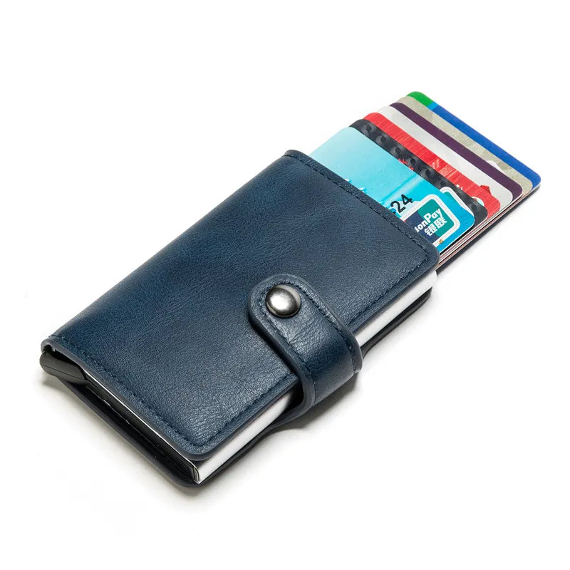 bags : Romeo RFID Wallet™ - bescherming van al je pasjes tegen diefstal! in Donkerblauw van Pantino