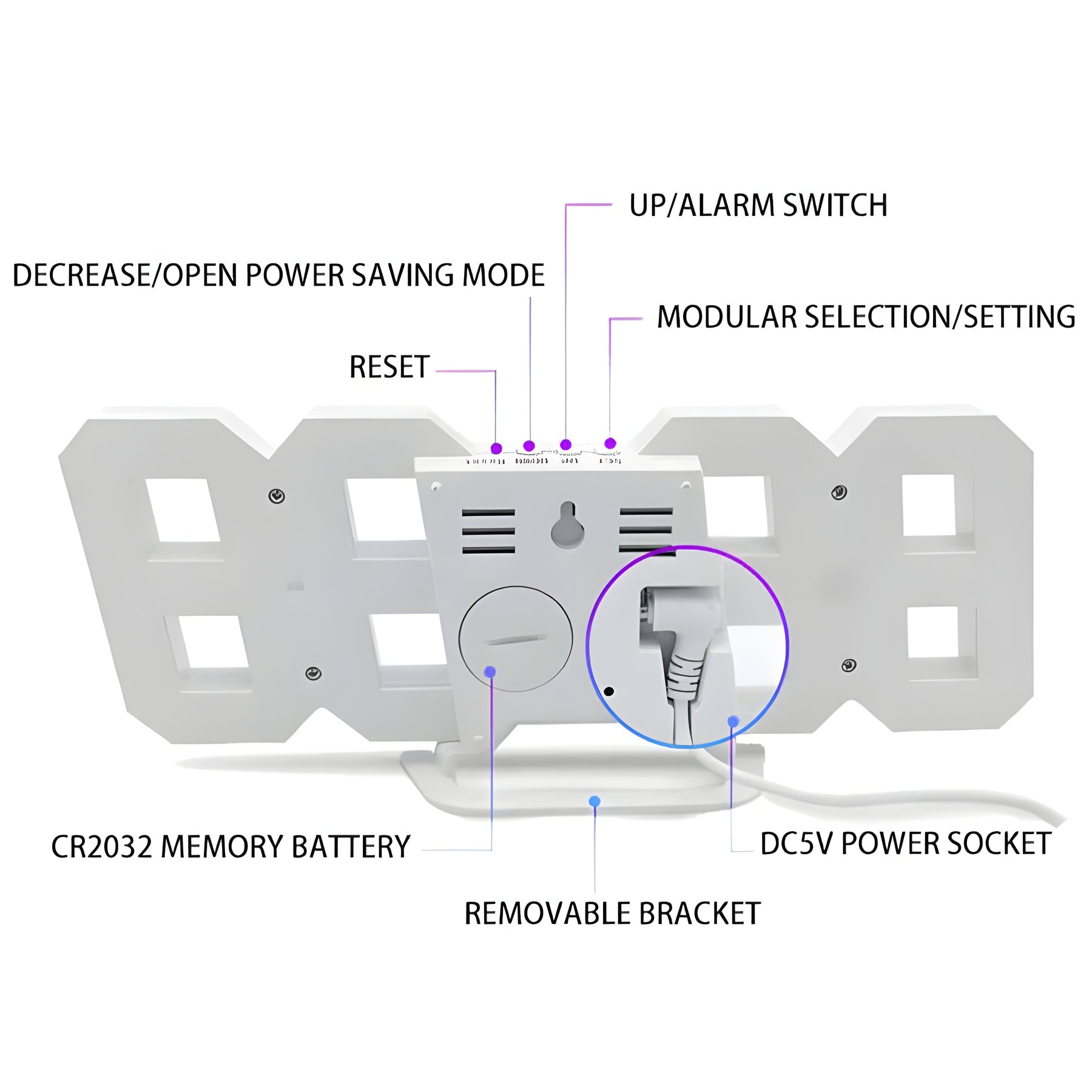 other : NordiClock | Wecker en digitale klok - Multifunctionele elektronische weergave in van Pantinoshop