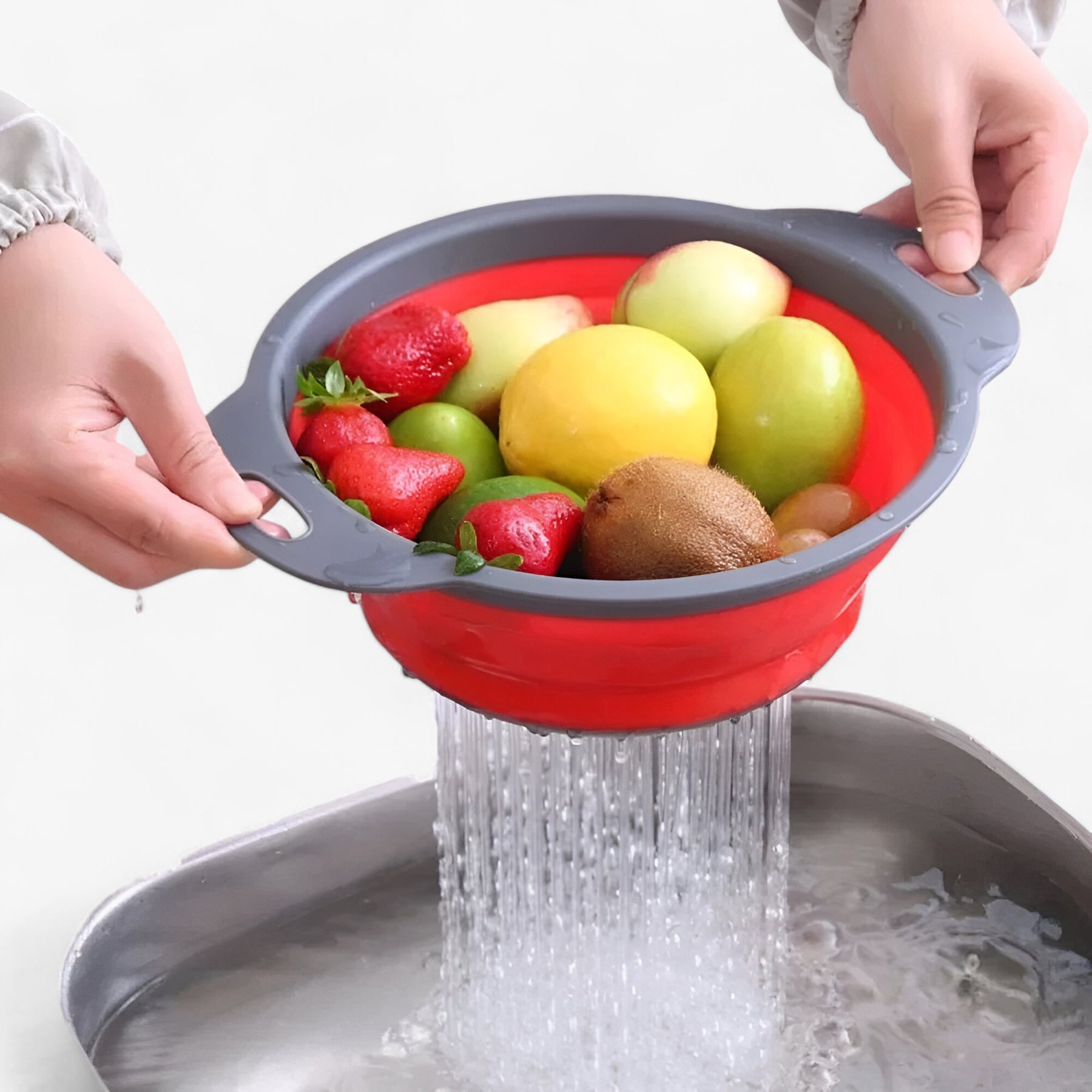 home & garden : Mila | Opvouwbare Zeef en Wasmand voor Groente & Fruit in van Pantinoshop