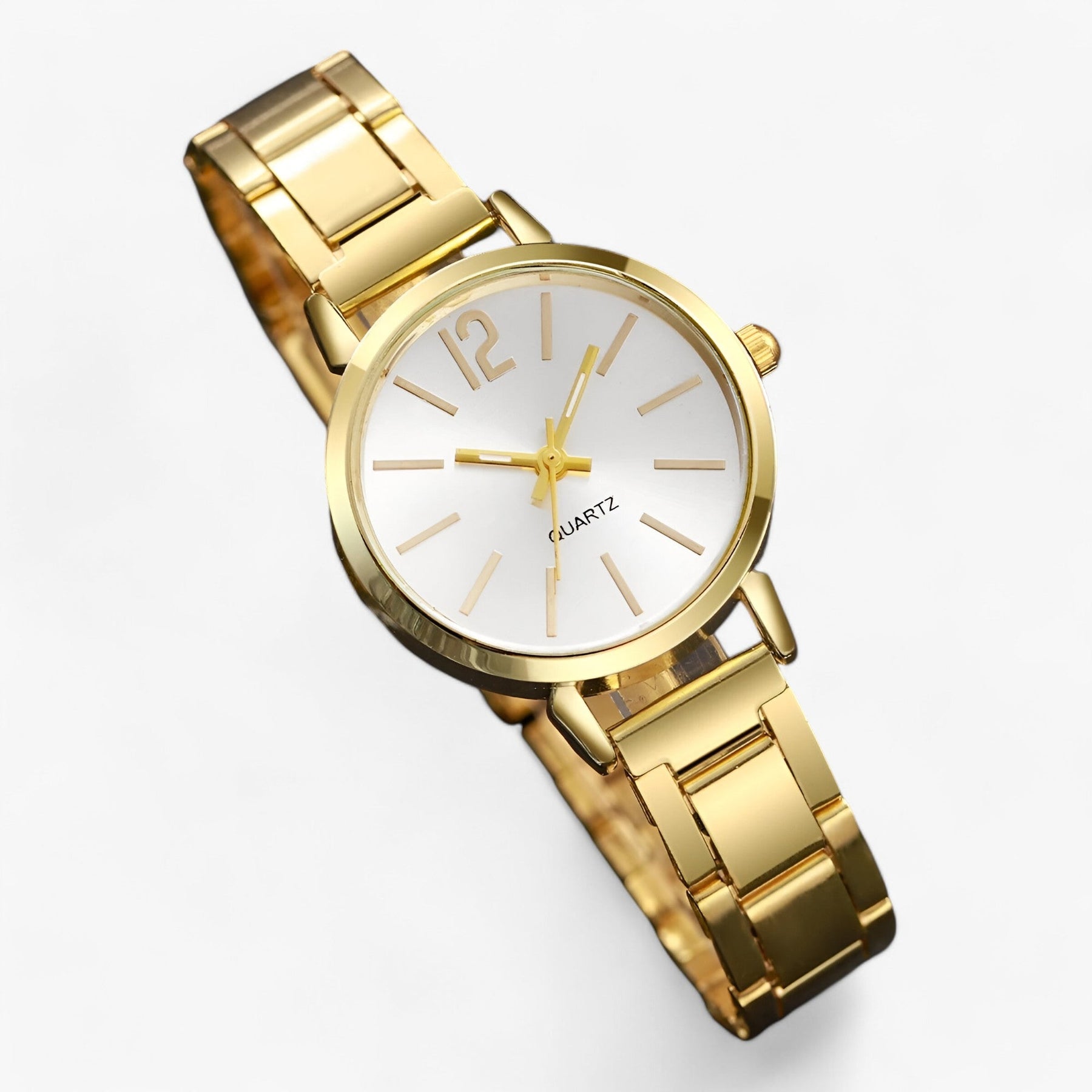 watches : Lorena | Elegant Dameshorloge Set – Stilet Roestvrij Staal & Armband in van Pantino