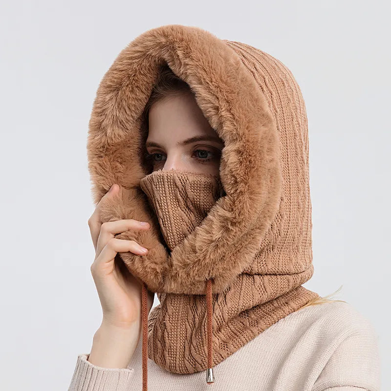 men's fashion : Iceglam | Warme Winter Capuchon in Bruin van Pantino