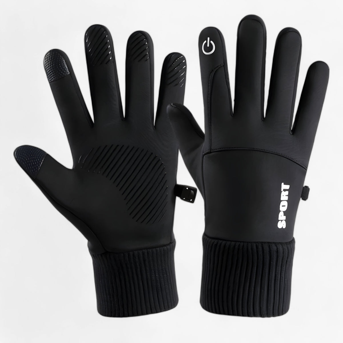 men's fashion : Lucas | Winter Waterdichte Handschoenen - Warmte, Grip & Touchscreen in Zwart van Pantino