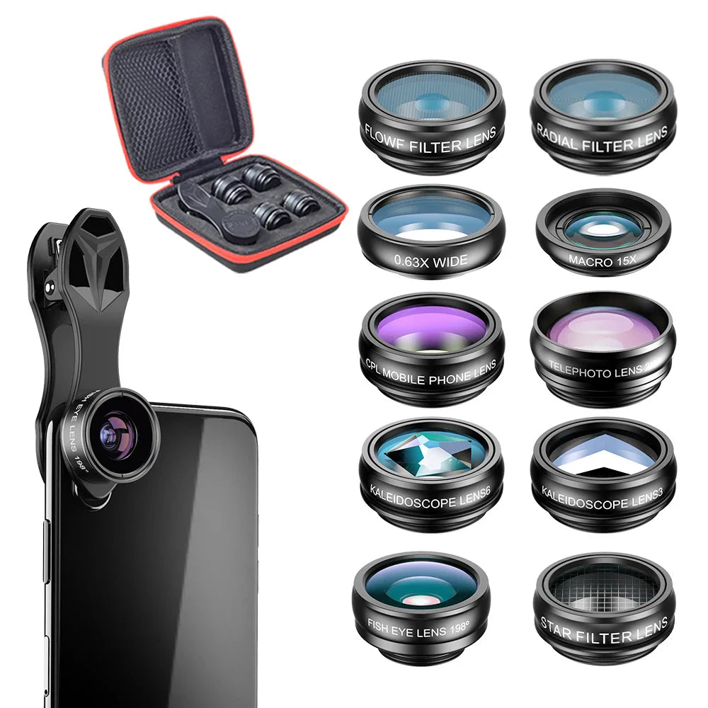 gadgets : VividView Camera Lens Kit - Upgrade de camera van je telefoon in seconden! in Camera Lens Kit van Pantino