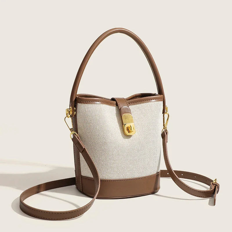 bags : Bucket shoulder bag in van Pantino