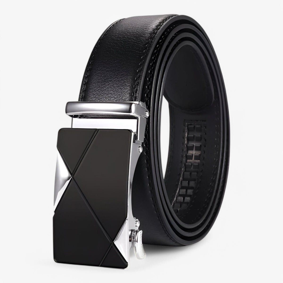 accessories : Professionele Automatische Riem in Zilver van Pantino