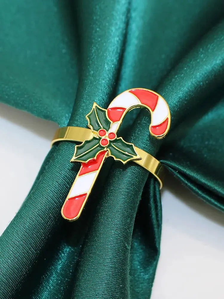 home & garden : Vakantie Elegantie | 6 Kerstservettenringen met Dennenappels - Perfect in D van Pantinoshop