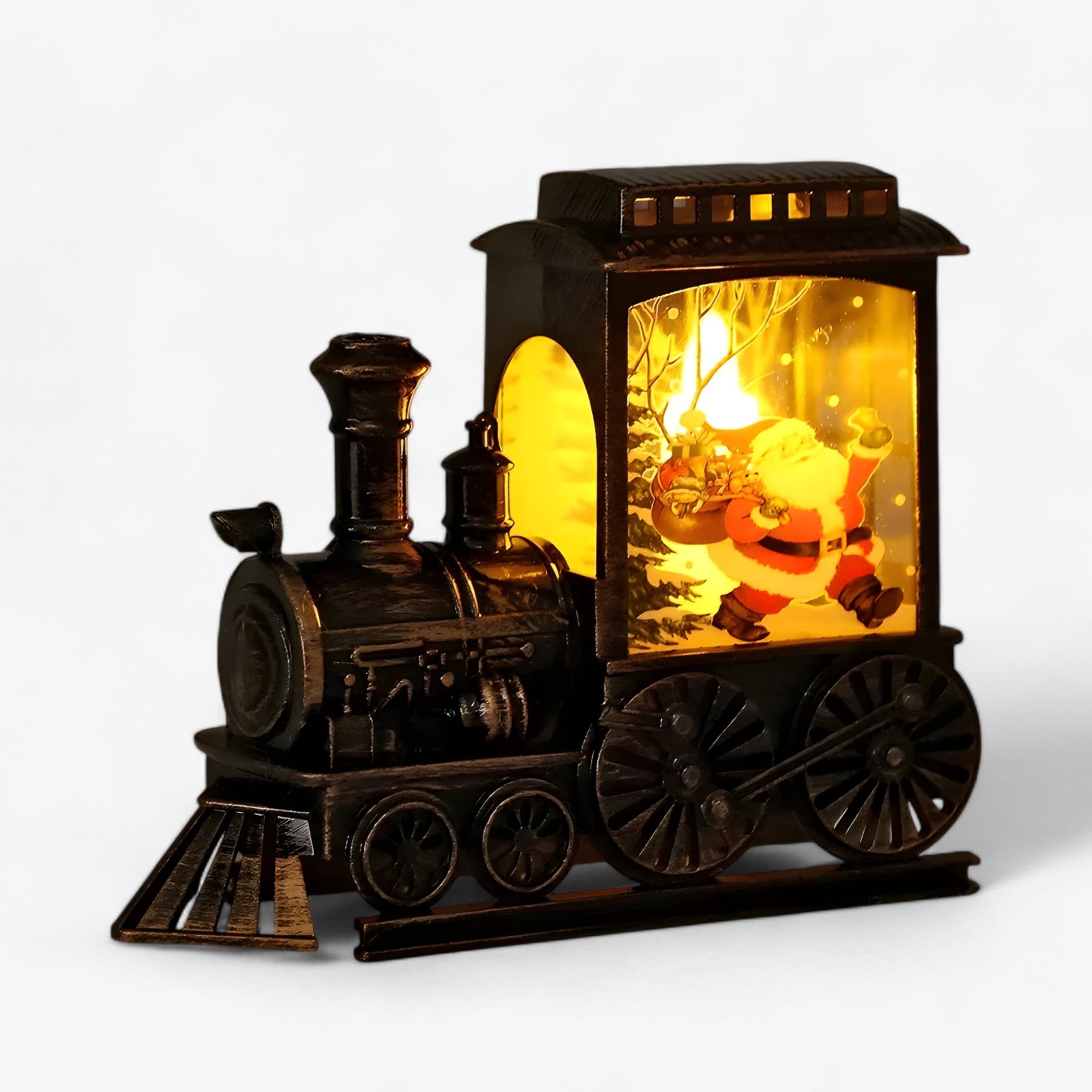 home & garden : Vintage treinlampen | Draagbare batterijlampen - Feestelijke kerst- en feestversieringen in Kerstman 1 +1 GRATIS van Pantinoshop