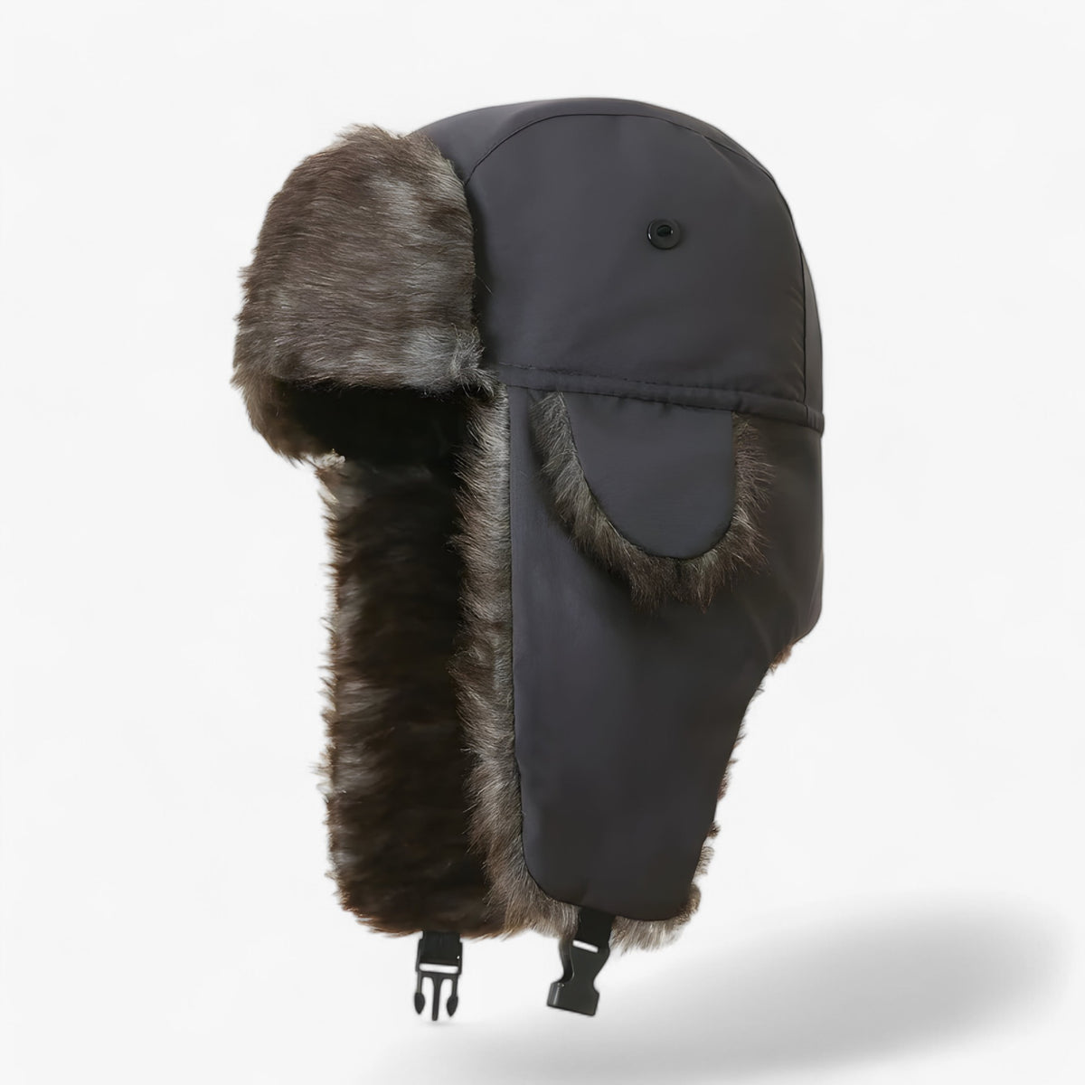 men's fashion : Luces | Warme Russische Winterhoed - Beschermt Tegen Kou & Wind in Grijs Één maat van Pantinoshop