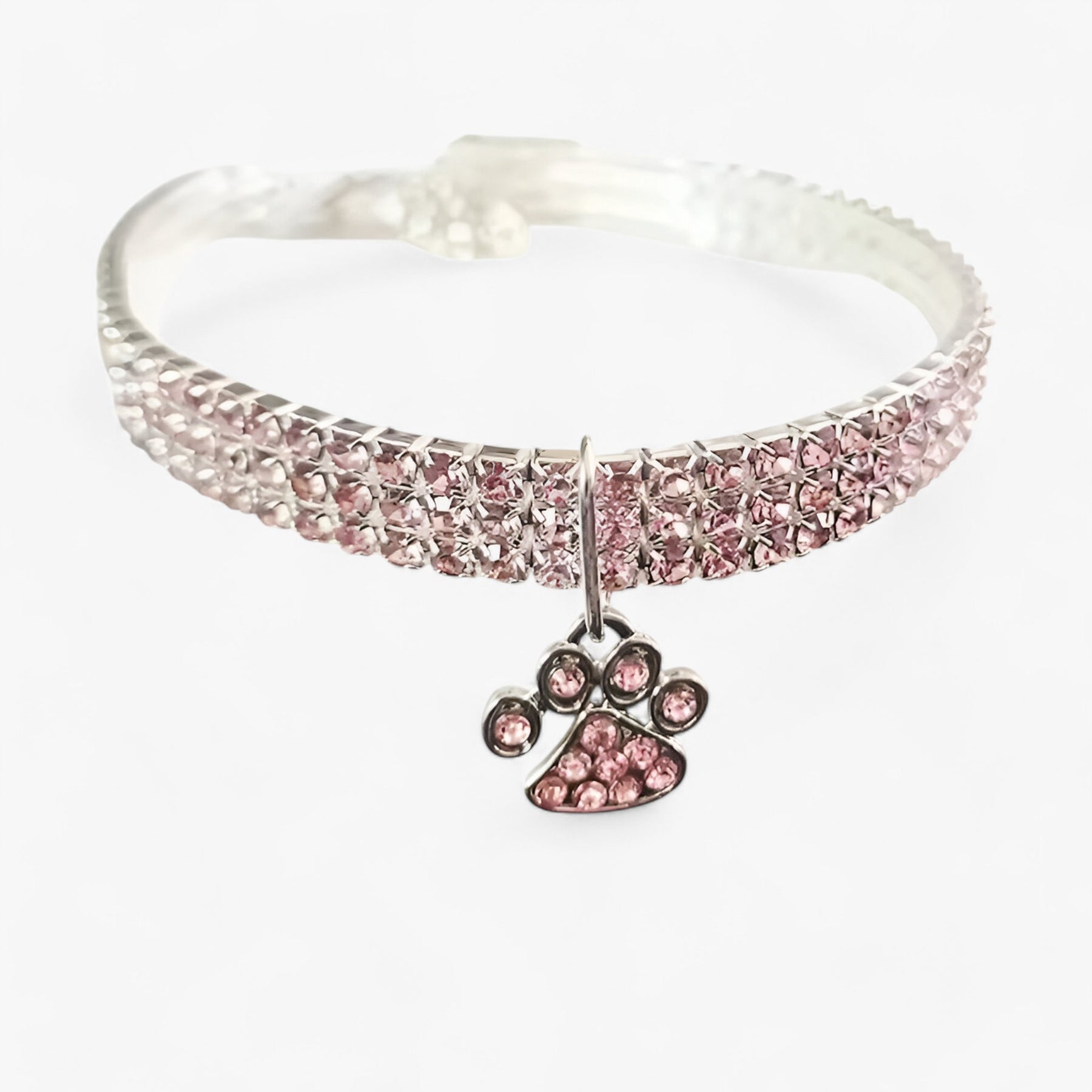 pets : Luna | Luxe Kristallen Halsband met Diamant Hanger in van Pantinoshop
