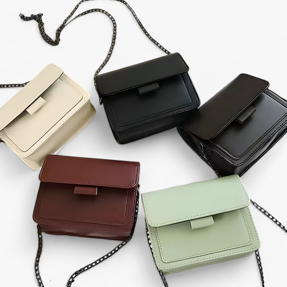 bags : Adela - Retro schoudertas in van Pantino