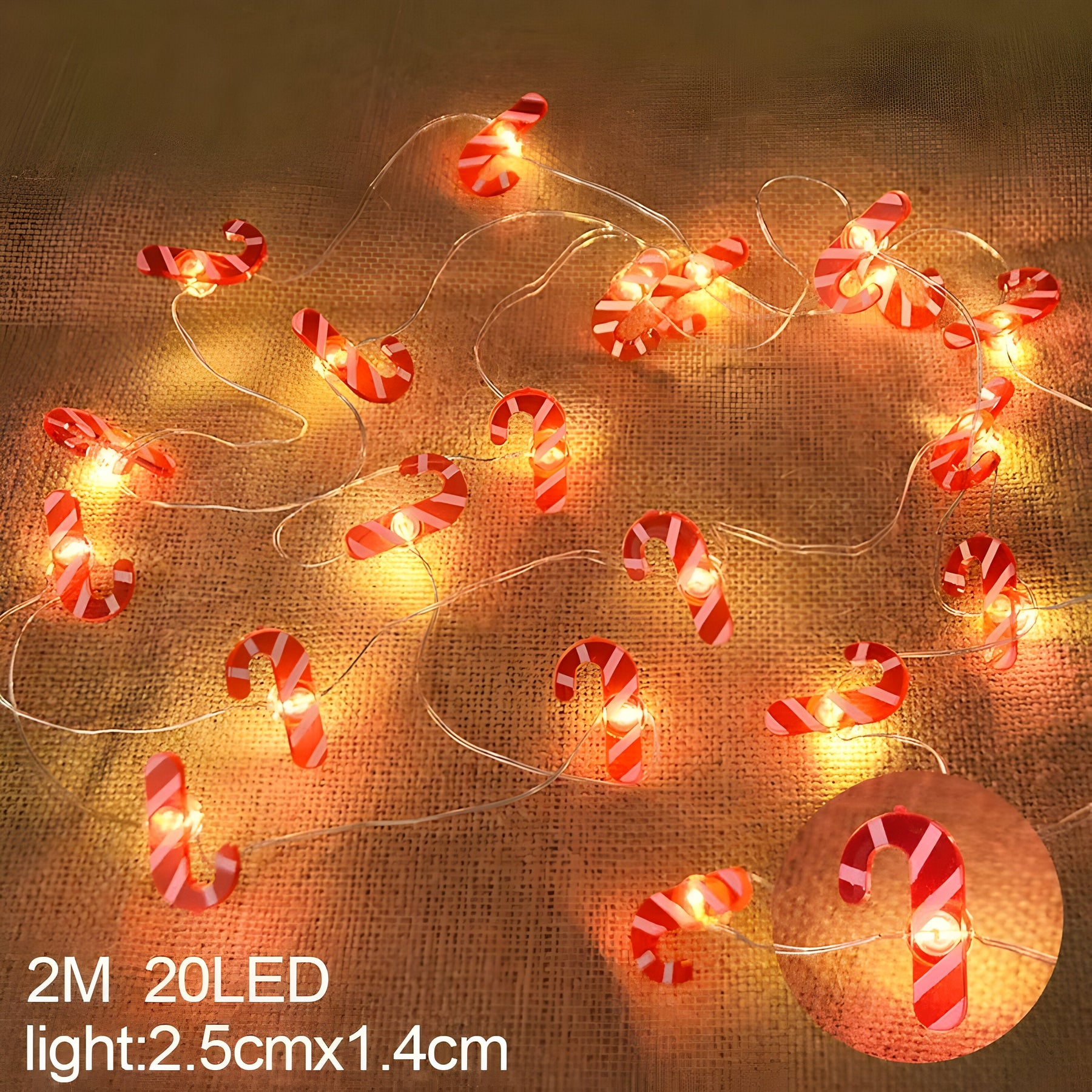 home & garden : TwinkleLights | LED Lichtslinger 20LED - Verlicht Uw Feesten met de Kerstman en Sneeuwvlokken in Steun van Pantinoshop