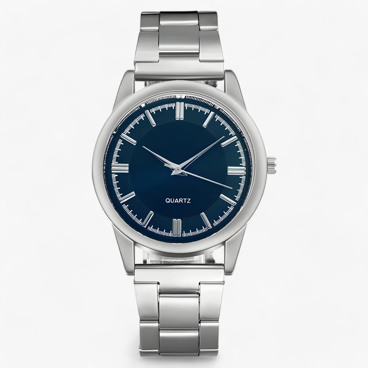 watches : Noah | Klassiek Quartz - Tijdloos & Veelzijdig in Zilver Blauw van Pantinoshop
