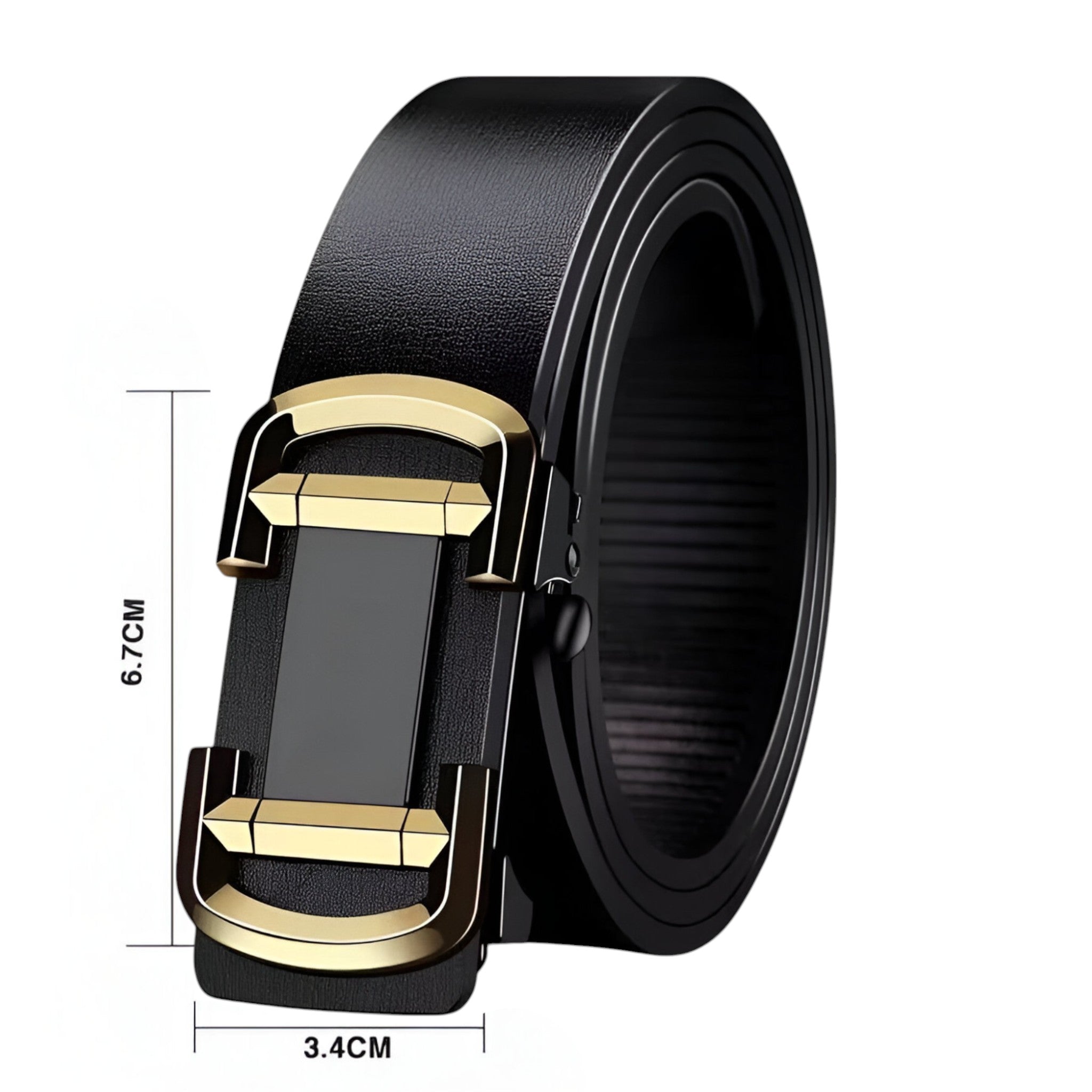 men's fashion : Klassieke Leren Heren Riem in van Pantino