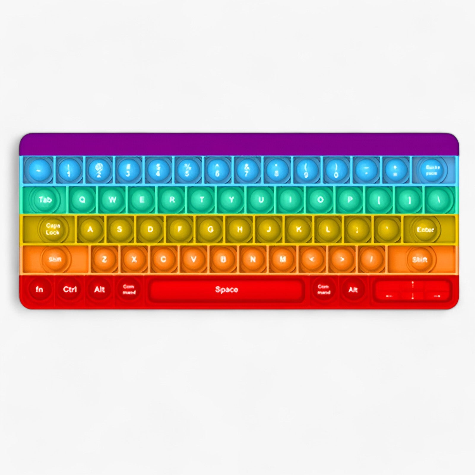 gadgets : Kyle | Regenboog Fidget Toetsenbord - Stressvrij Speelplezier in Regenboog van Pantinoshop