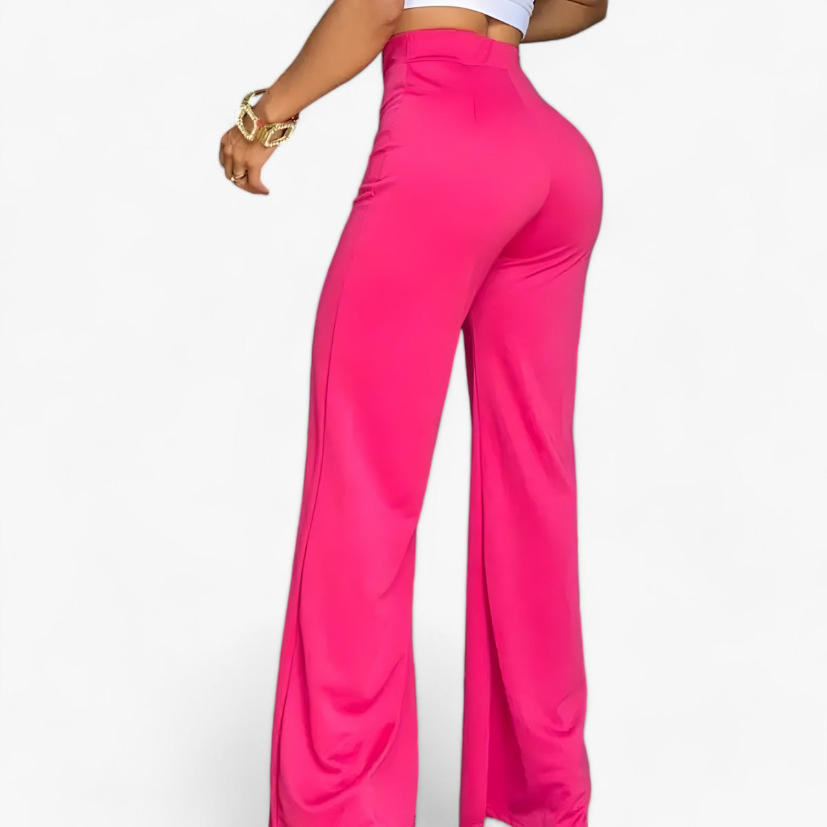 men's fashion : Lina | Broek met wijde pijpen - Hoge taille & tijdloze stijl in van Pantinoshop