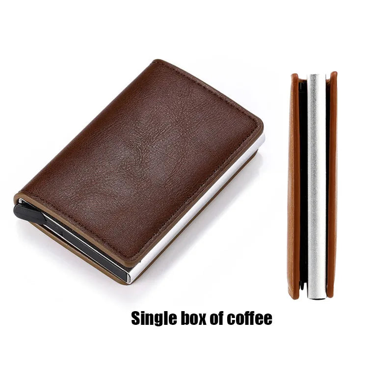 bags : Romeo RFID Wallet™ - bescherming van al je pasjes tegen diefstal! in Koffie (zonder gesp) van Pantino