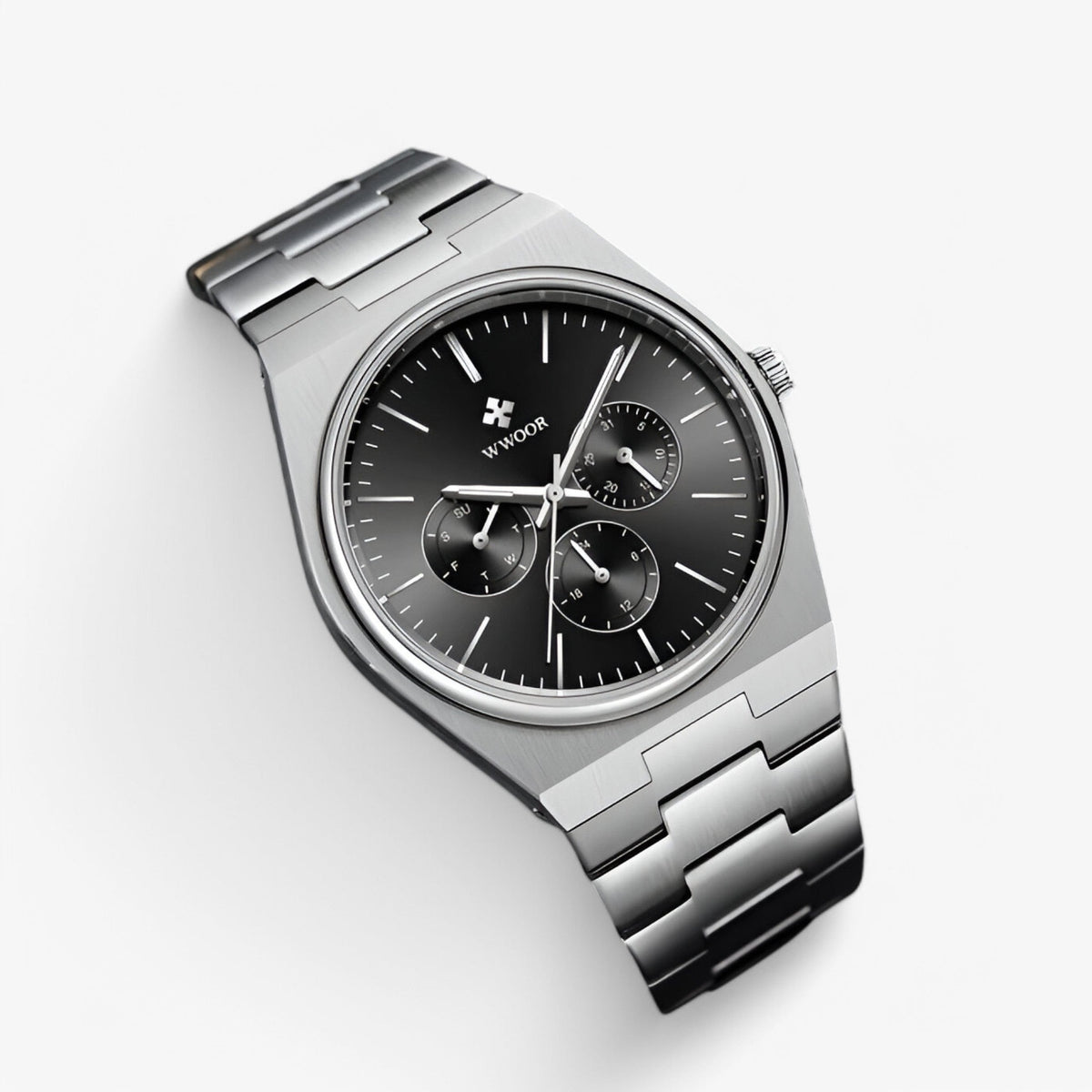 watches : Lorcan | Stalen horloge met saffierglas in van Pantinoshop