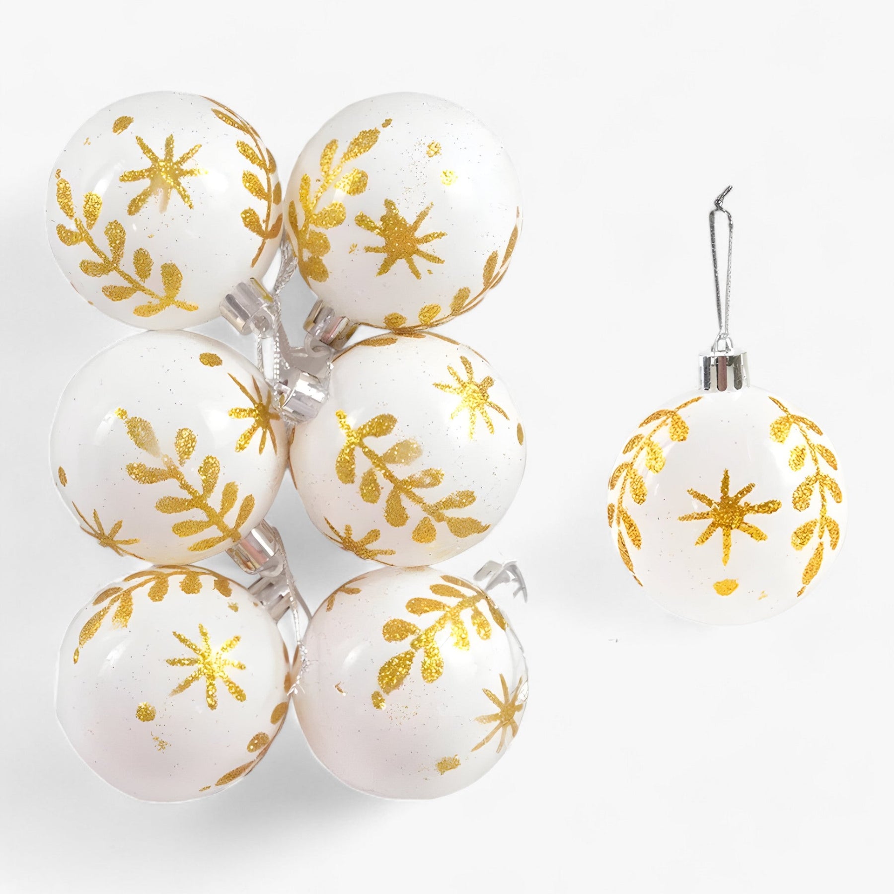home & garden : Kerstmis | 6 stuks kerstballen - ideale decoratie voor de boom in D 6cm van Pantinoshop